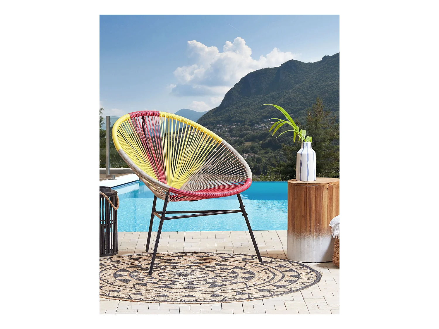 Chaise de jardin ACAPULCO Jaune