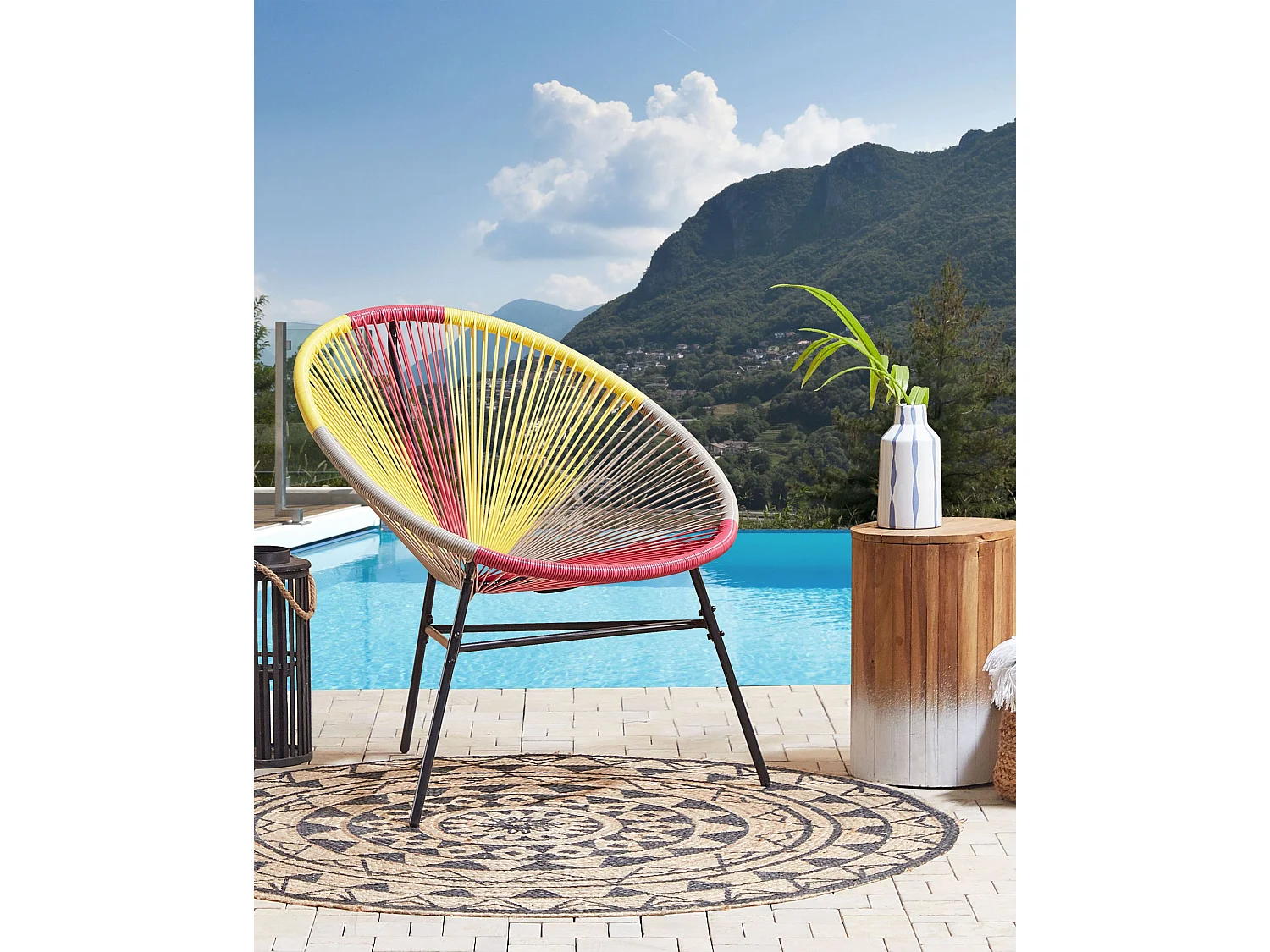 Chaise de jardin ACAPULCO Jaune