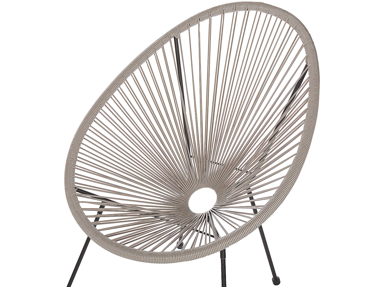 Sedia da giardino ACAPULCO II Grigio chiaro