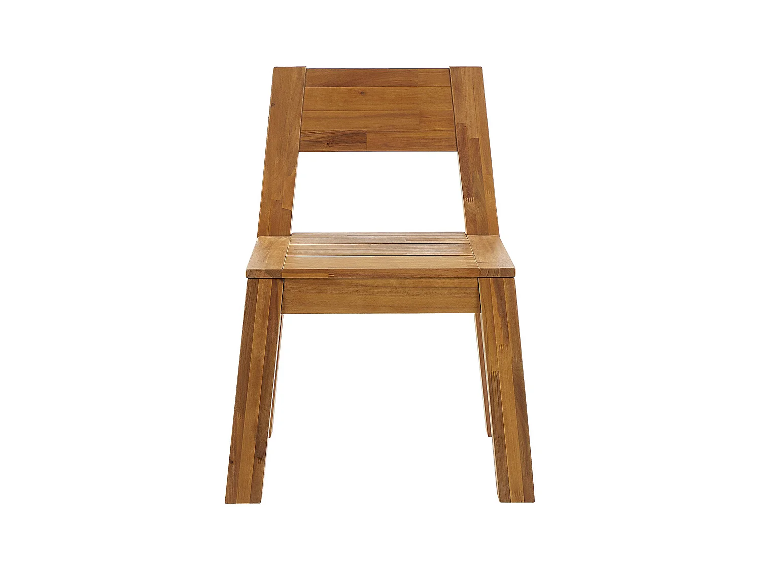 Gartenstuhl 2er Set LIVORNO Akazienholz Braun