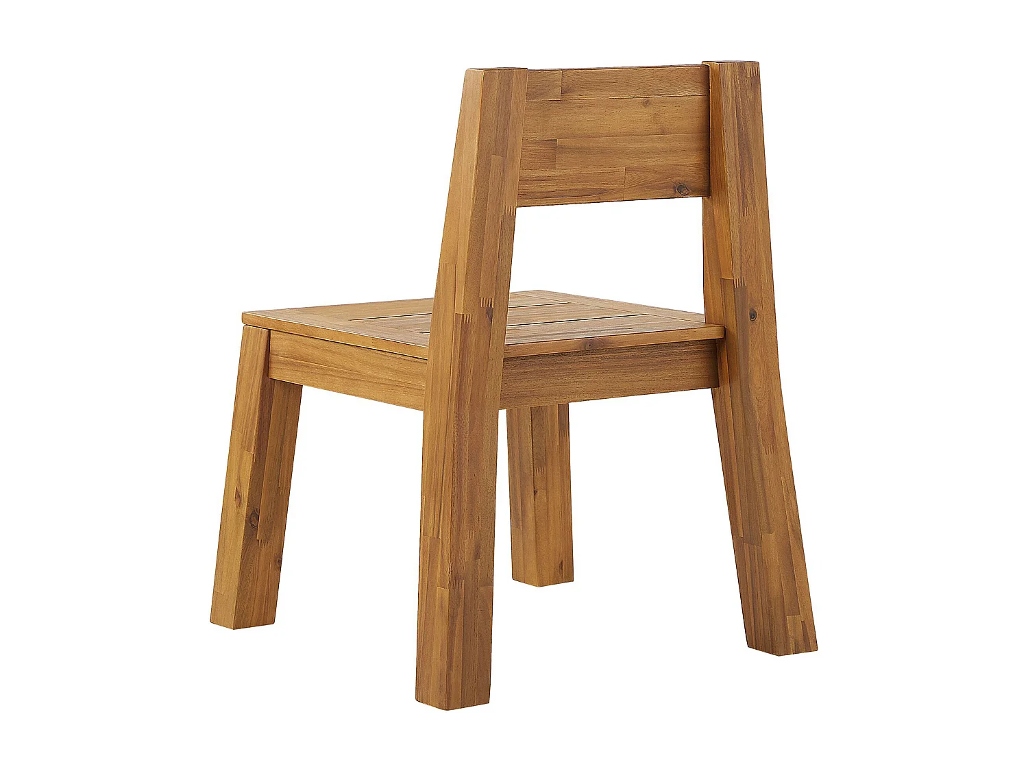 Lot de 2 chaises de jardin LIVORNO Acacia Marron