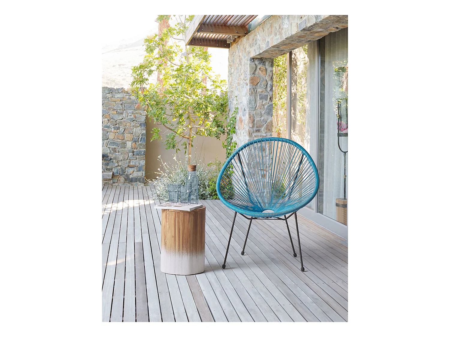 Tuinstoel ACAPULCO II Blauw