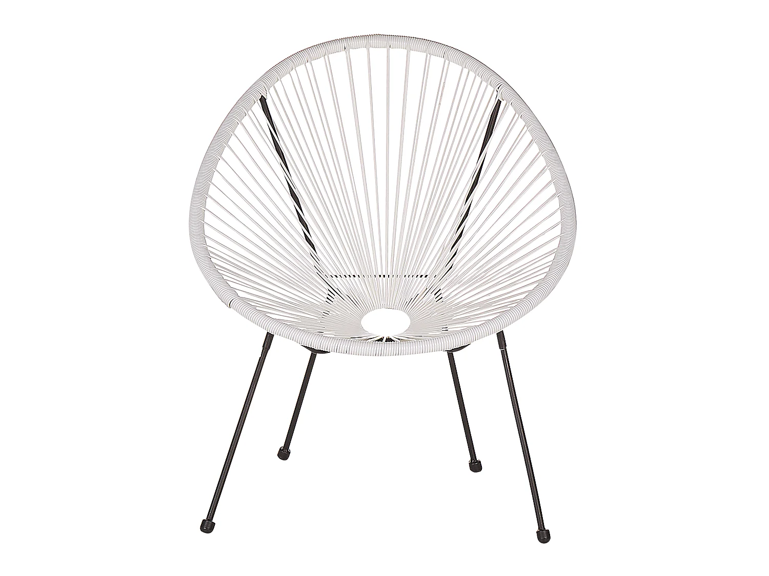 Silla de jardín ACAPULCO II Blanco