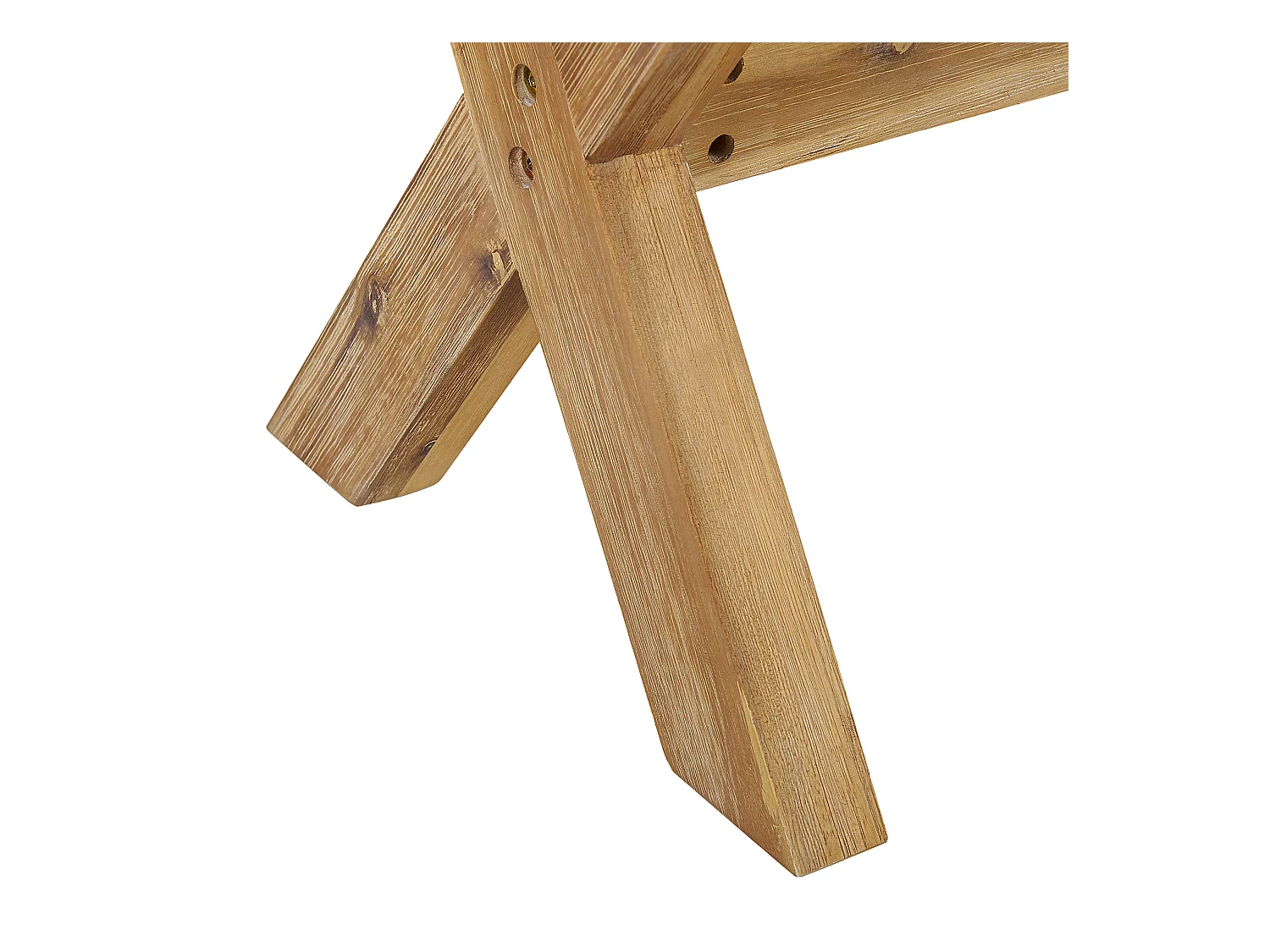 Salle à manger de jardin avec tabourets 8 places OLBIA Béton Blanc