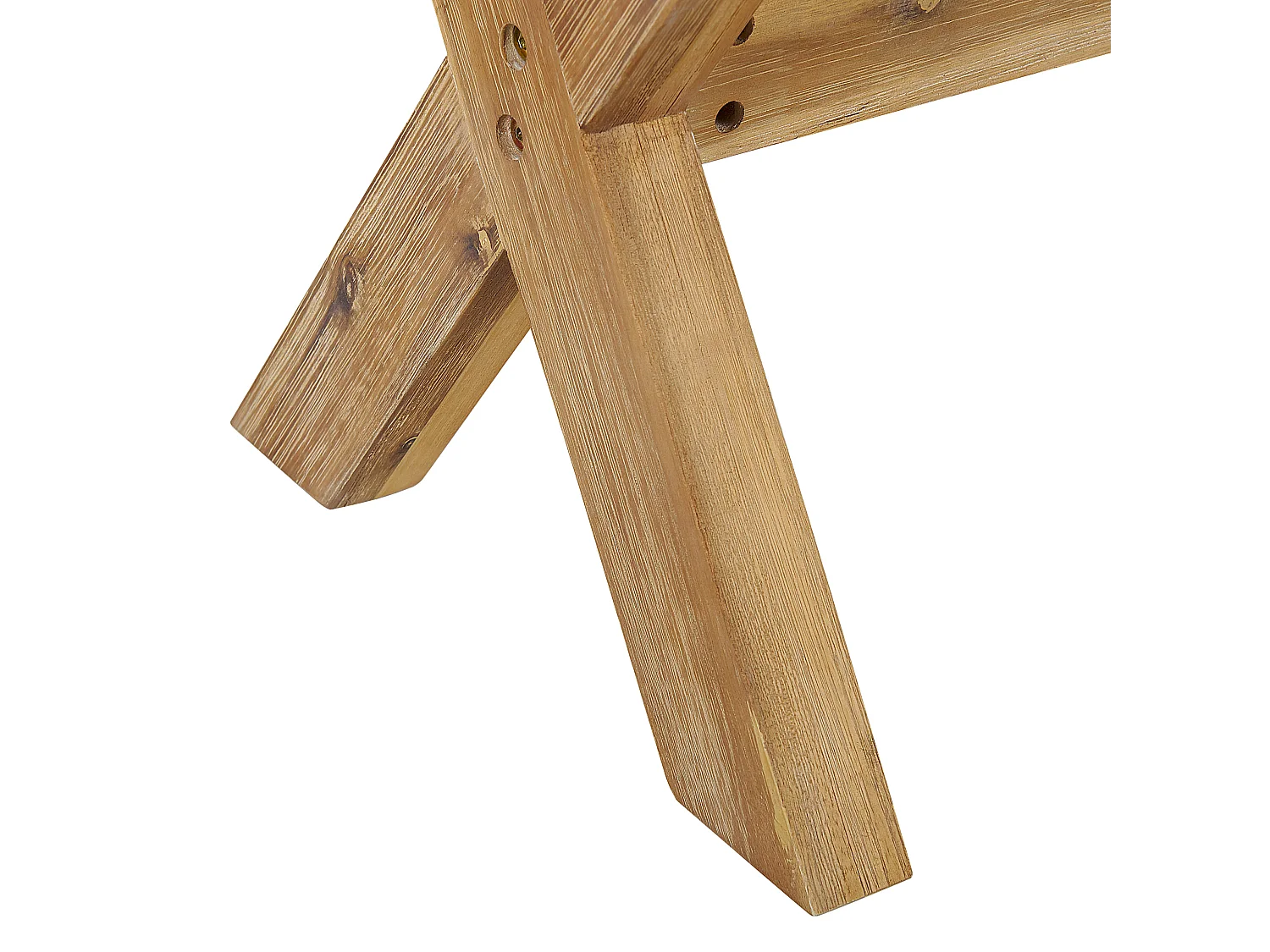 Salle à manger de jardin avec tabourets 6 places OLBIA Béton Blanc