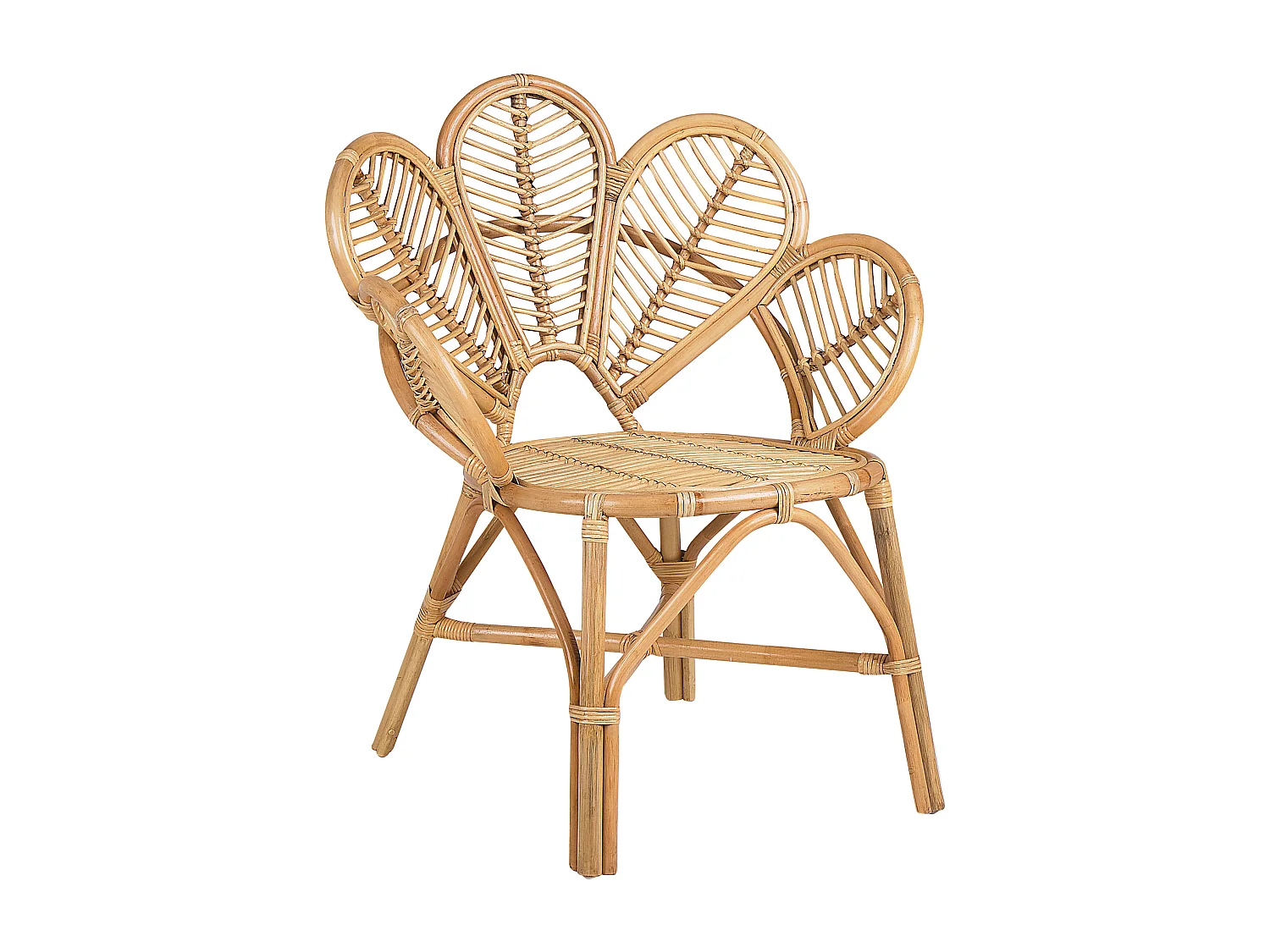 Ensemble de bistrot en rotin naturel FLORENTINE II / RANDAZZO