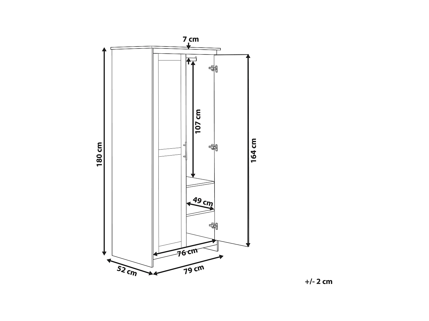 Armario SELLIN Blanco