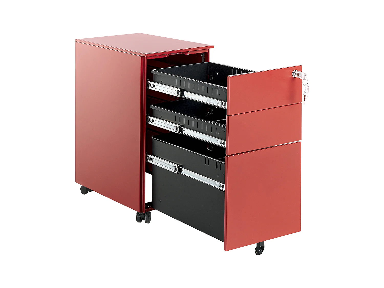 Armadietto da ufficio BOLSENA Metallo Rosso