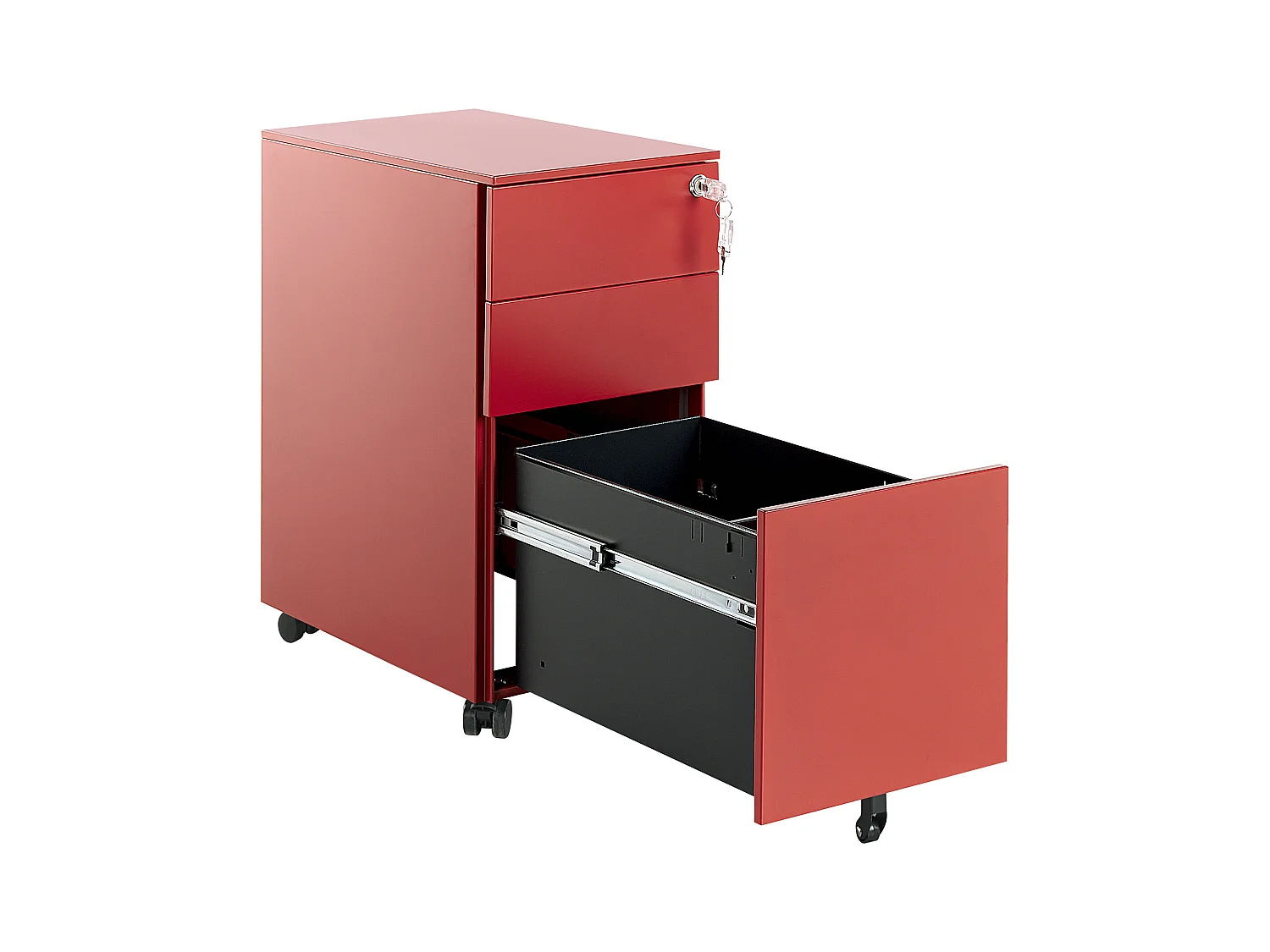 Armadietto da ufficio BOLSENA Metallo Rosso