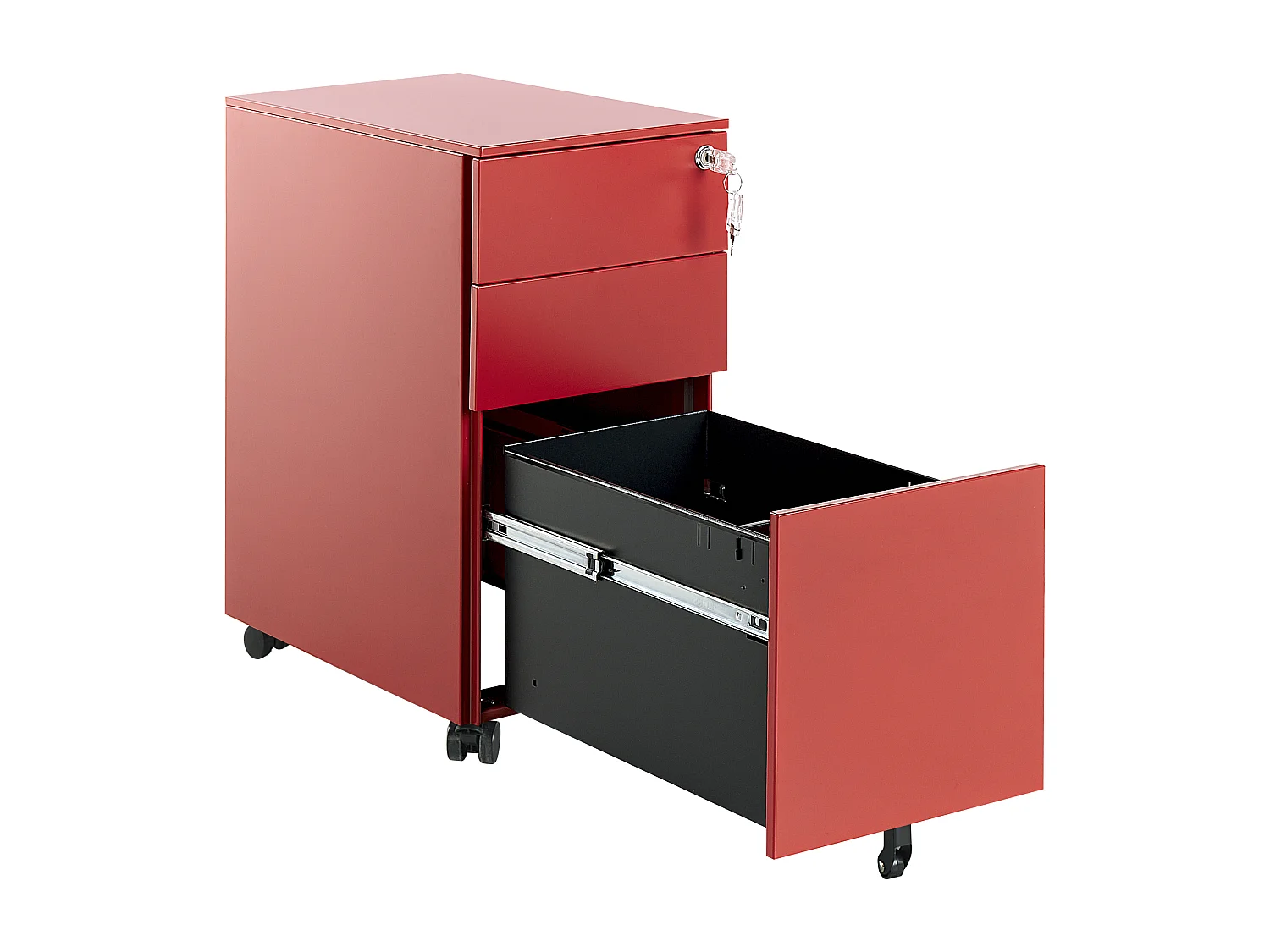Büroschrank BOLSENA Metall Rot