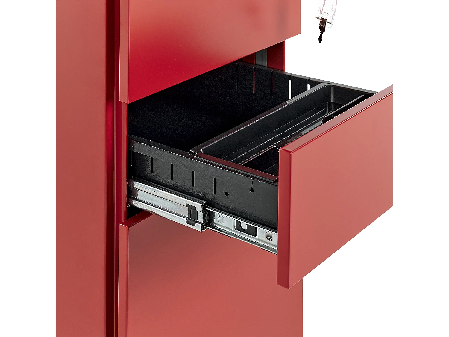 Büroschrank BOLSENA Metall Rot