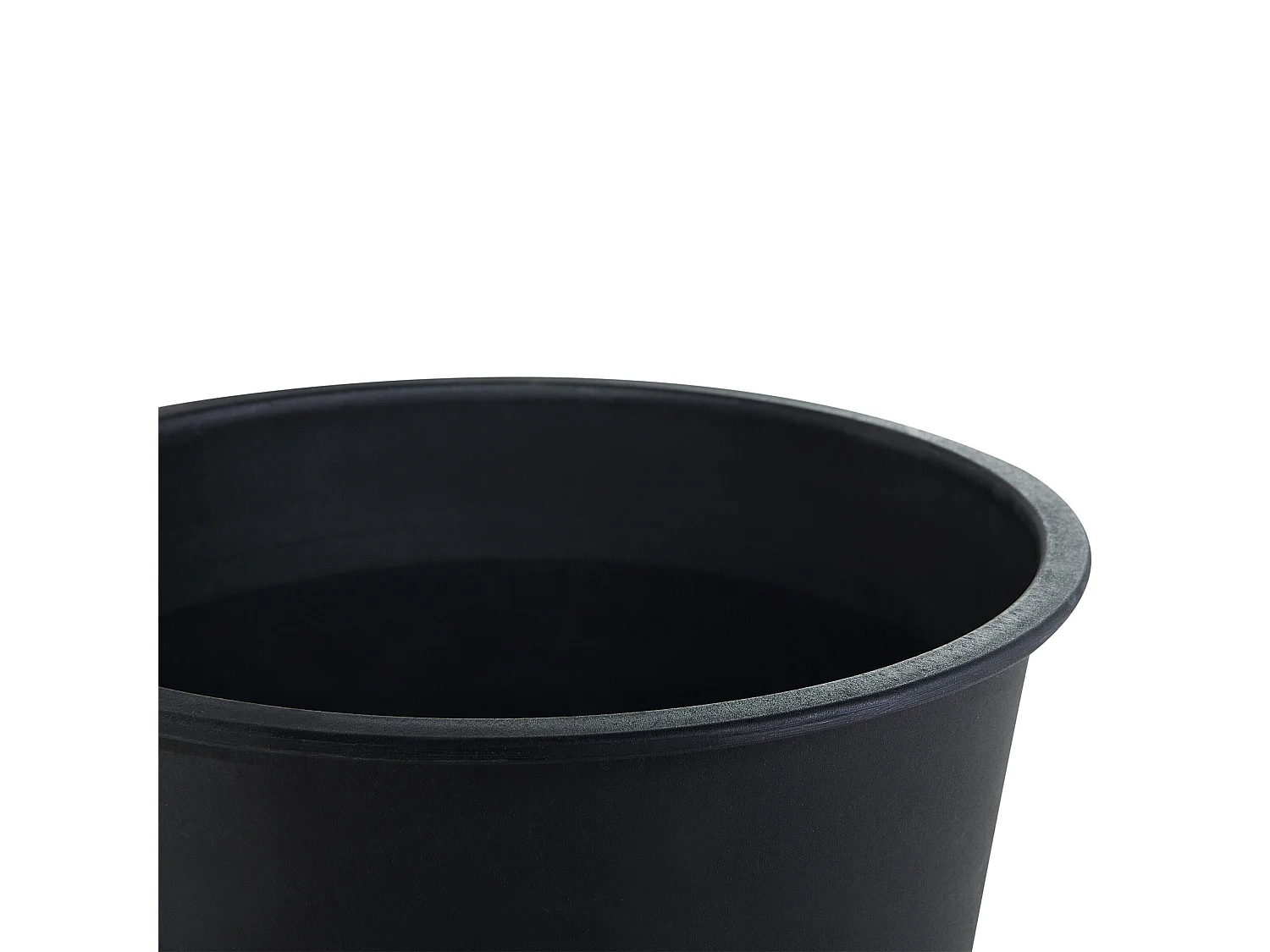 Cache-pot BALZO Matériaux synthétiques 26 cm Noir