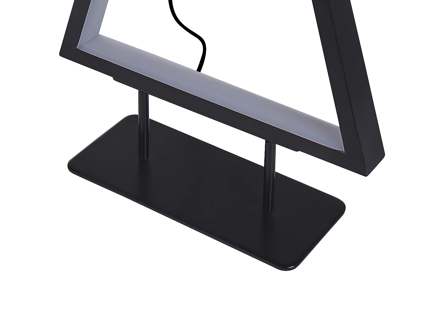 Kerstdecoratie set van 2 LED-verlichting zwart LOPPI