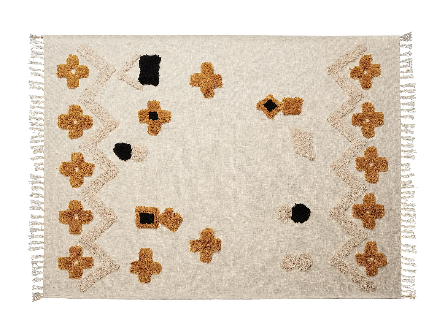 Plaid ADONI Katoen 130 x 180 cm Beige