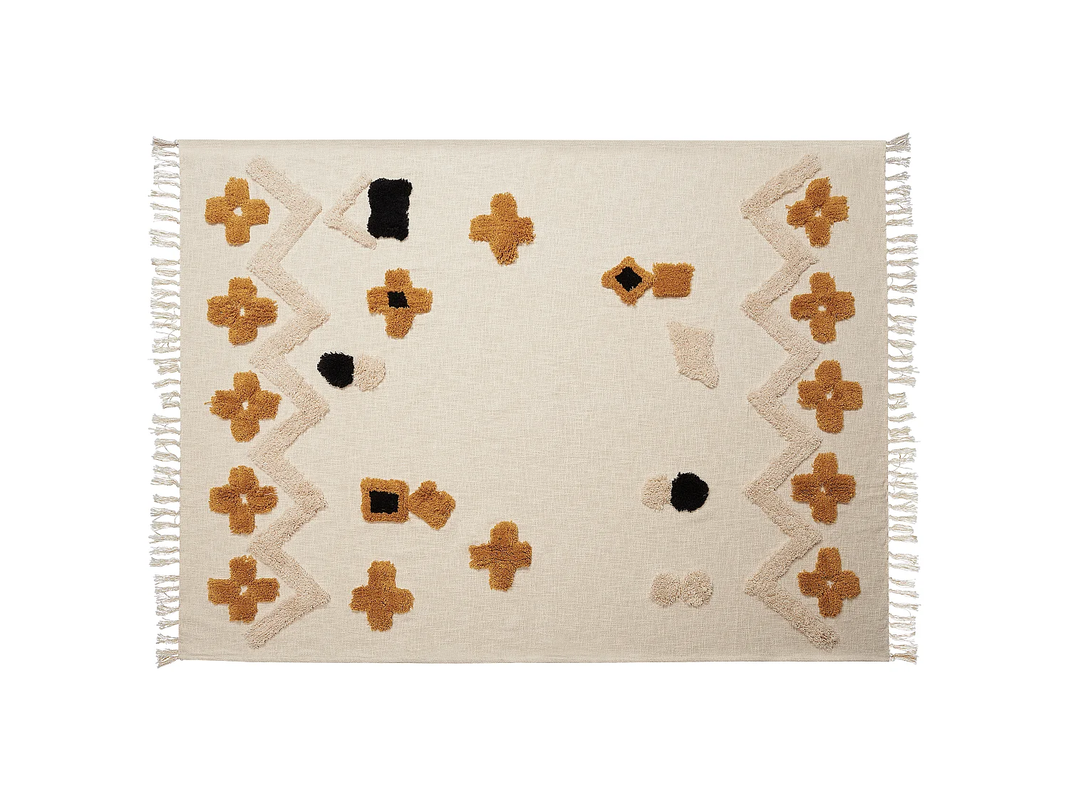 Couverture ADONI Coton 130 x 180 cm Beige