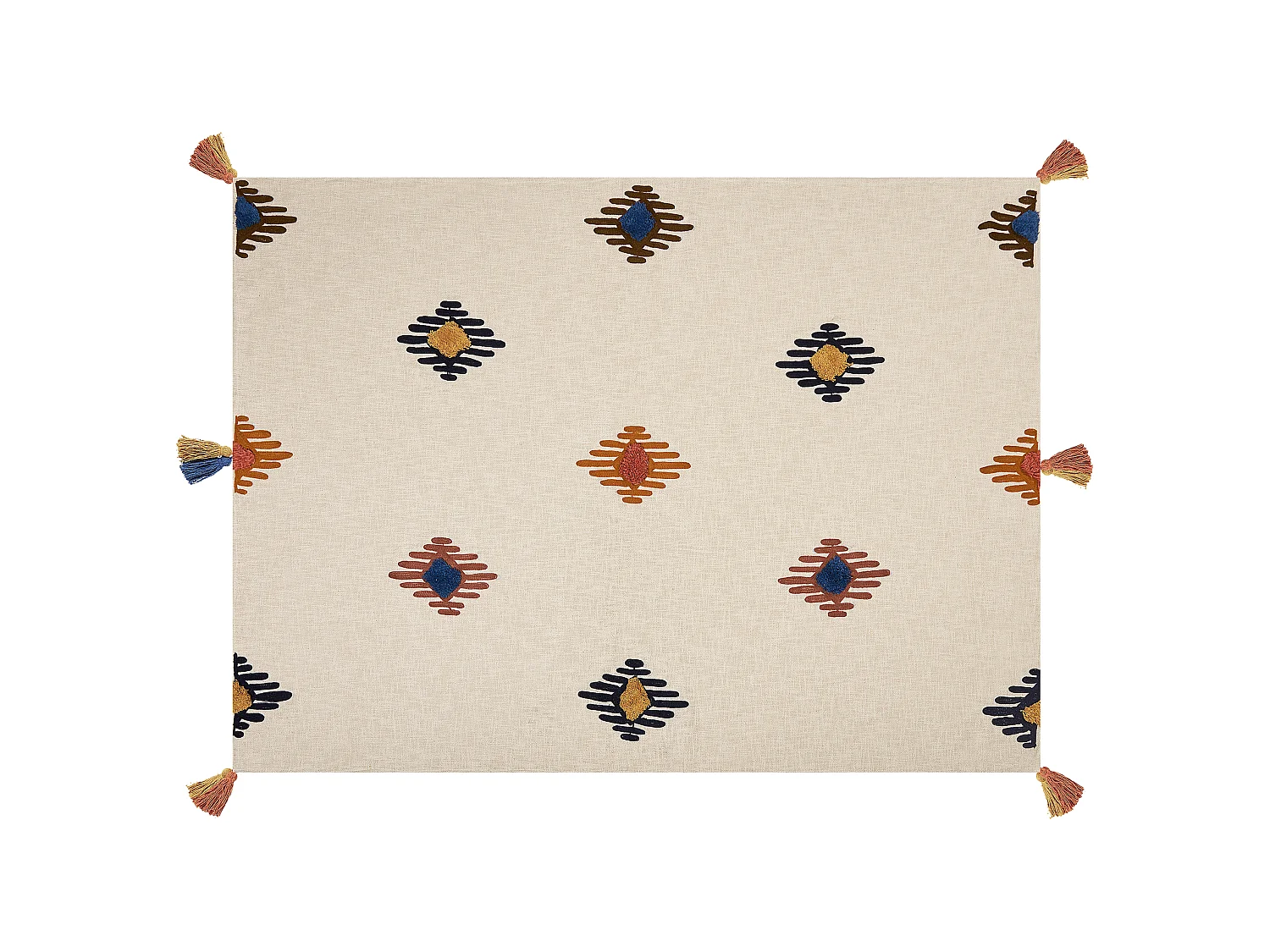 Couverture MUNGER Coton 130 x 180 cm Beige