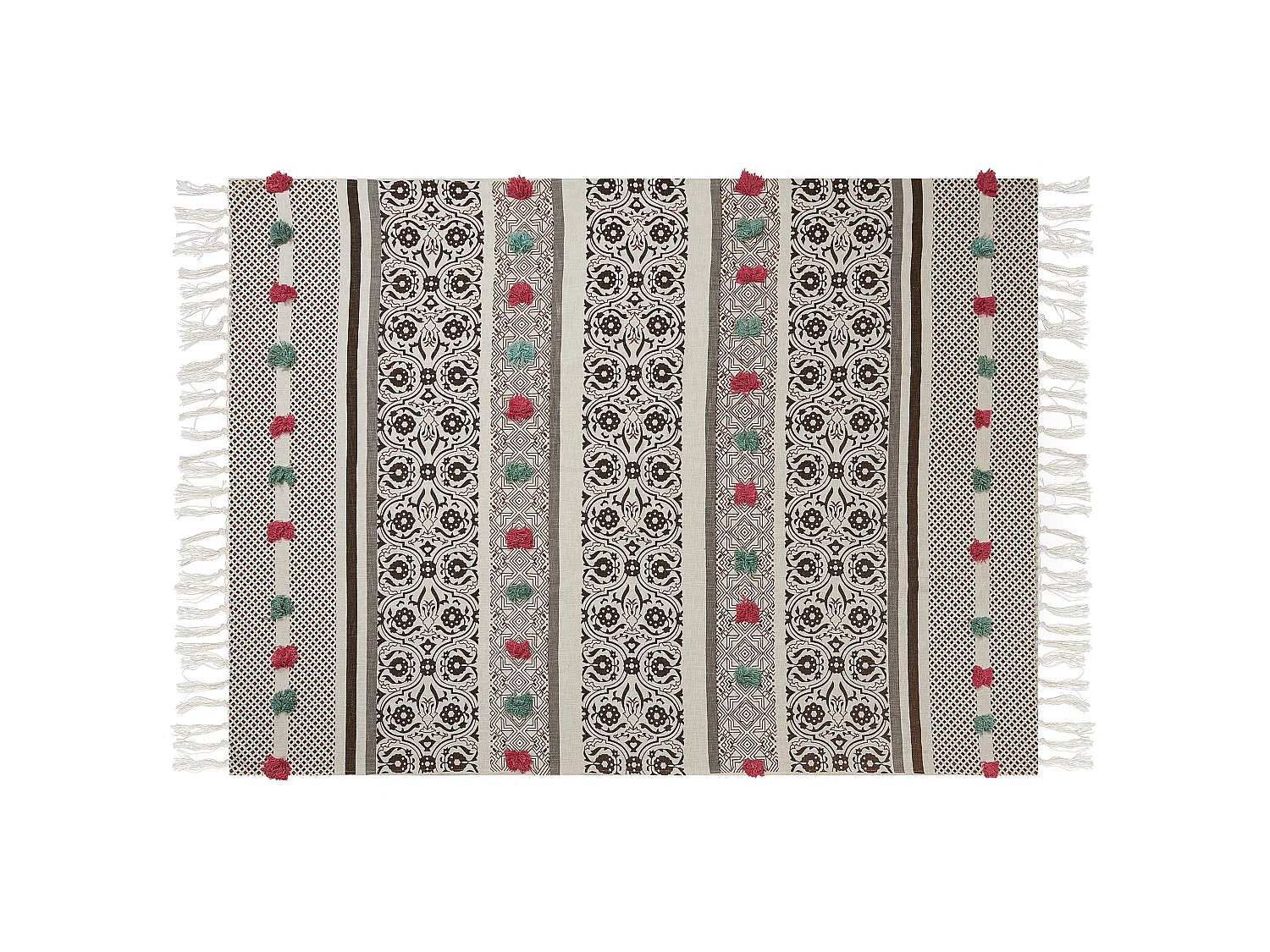 Blanket CHINSURAH Cotton 130 x 180 cm Brown