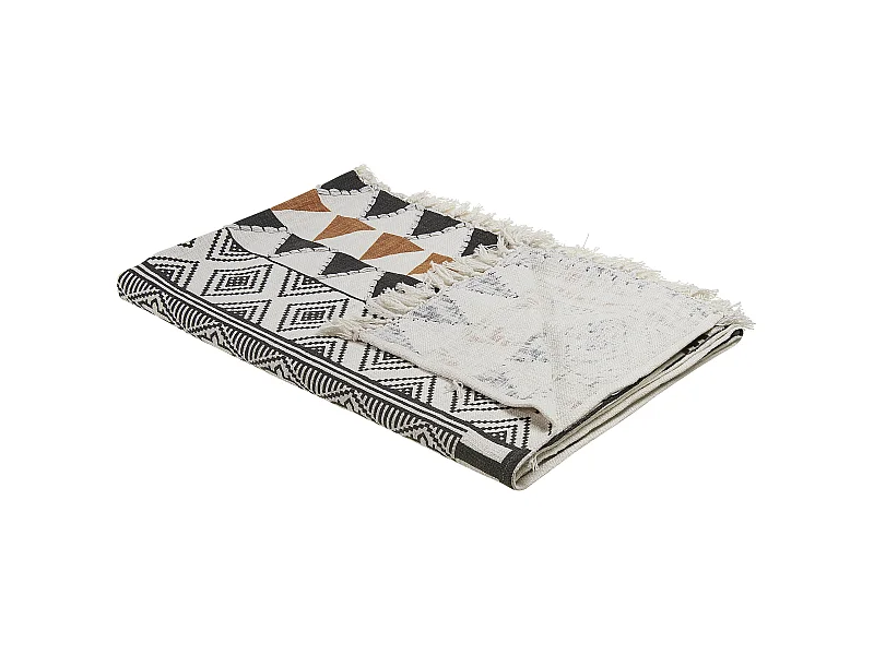 Kuscheldecke Baumwolle 130 x 180 cm abstraktes Muster mehrfarbig Proddatur