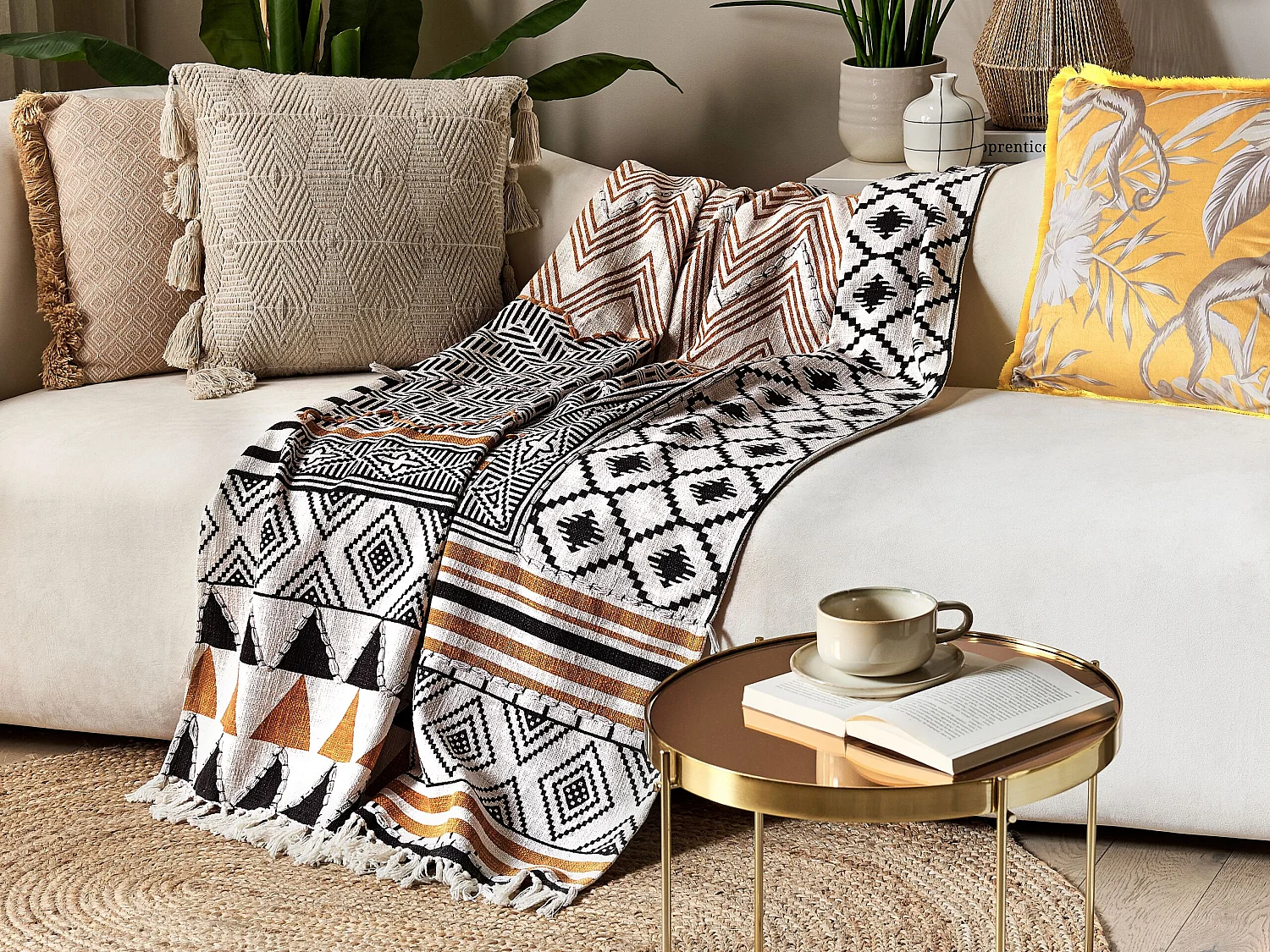 Coperta PRODDATUR Cotone 130 x 180 cm Multicolore