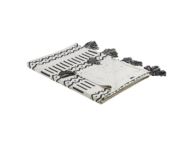 Plaid UNNAO Katoen 130 x 180 cm Wit