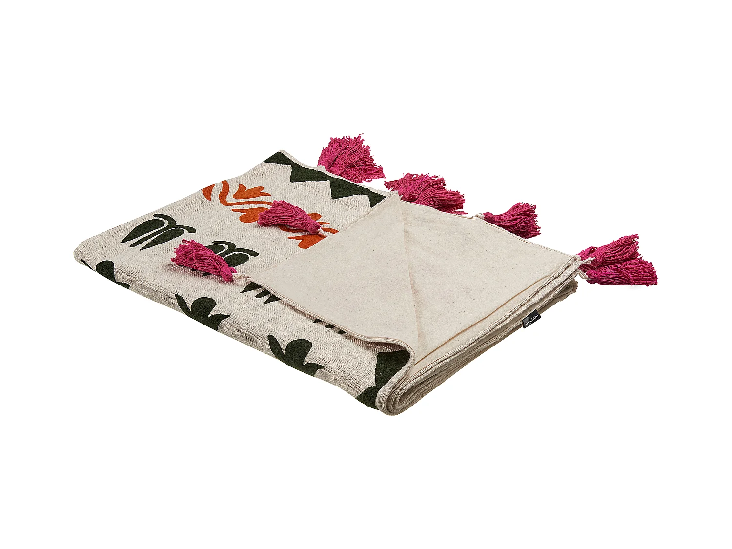 Kuscheldecke ANAND Baumwolle 130 x 180 cm Bunt