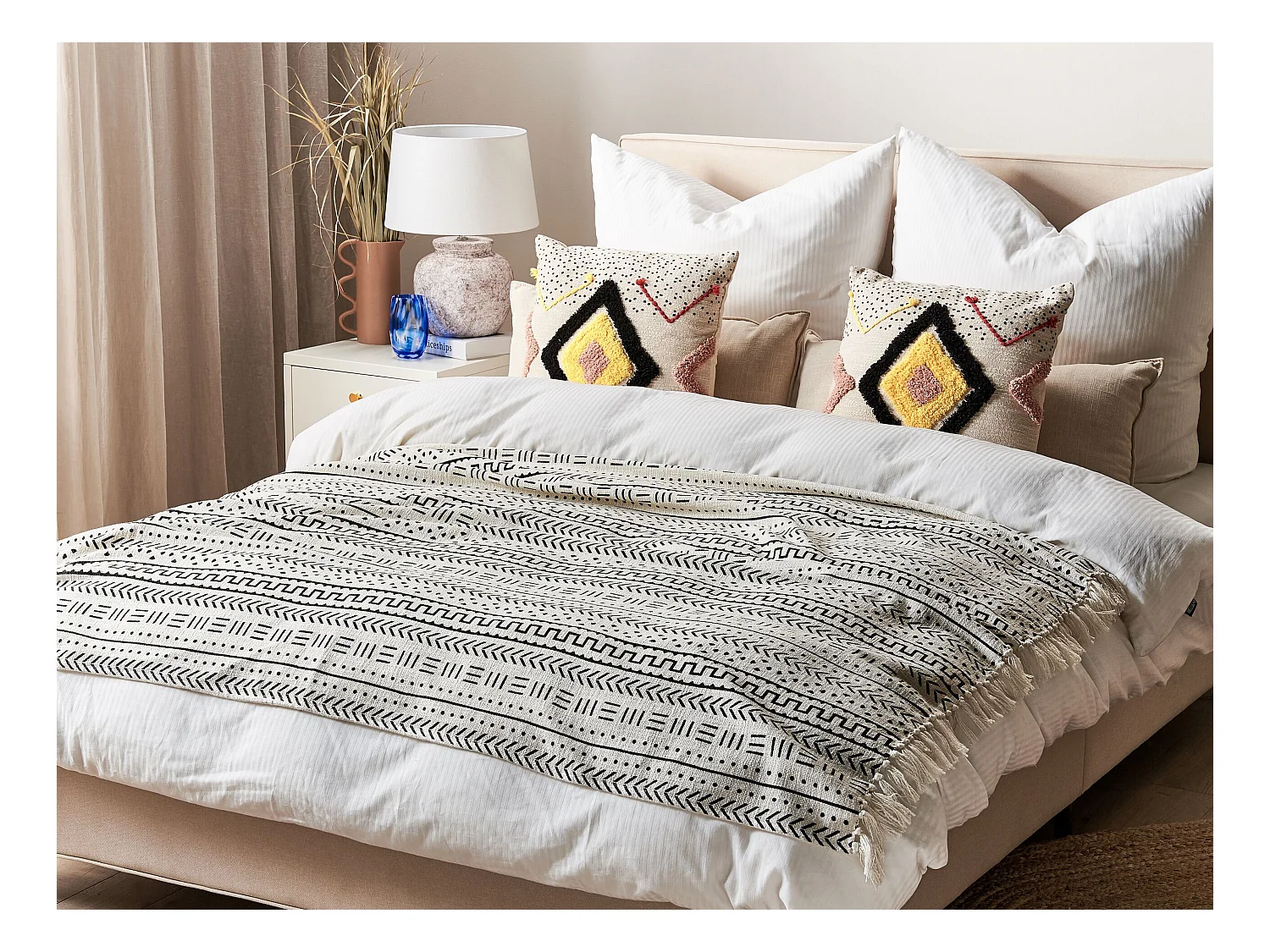 Manta PANVEL Algodão 130 x 180 cm Branco