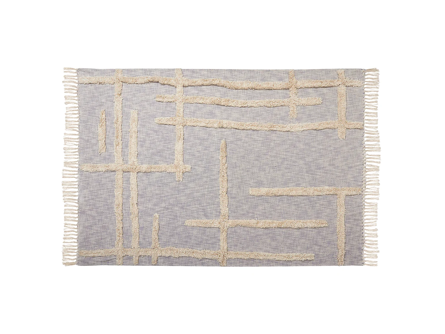 Koc HOSPET Bawełna 130 x 180 cm Szary