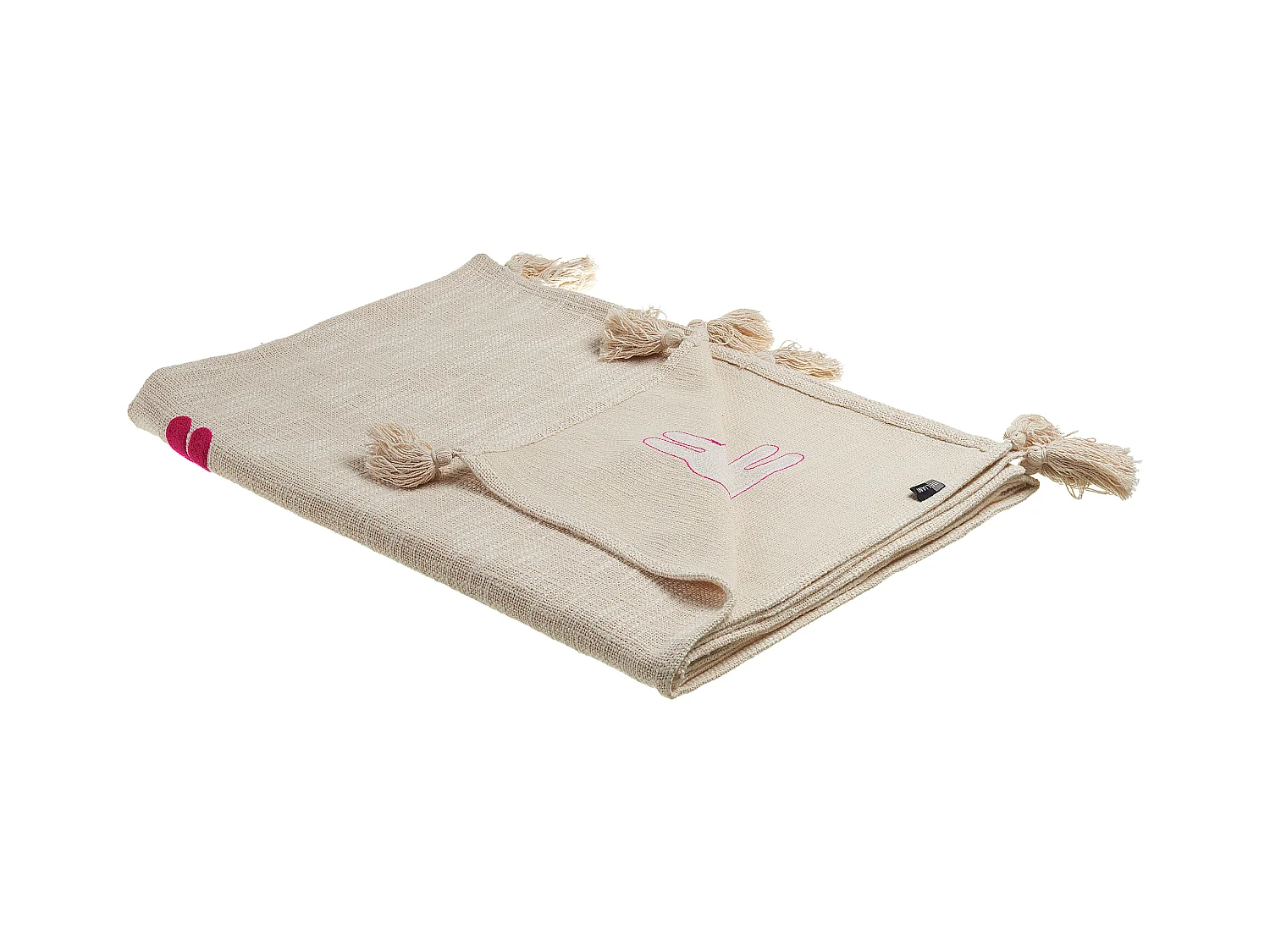 Couverture NANDYAL Coton 130 x 180 cm Beige