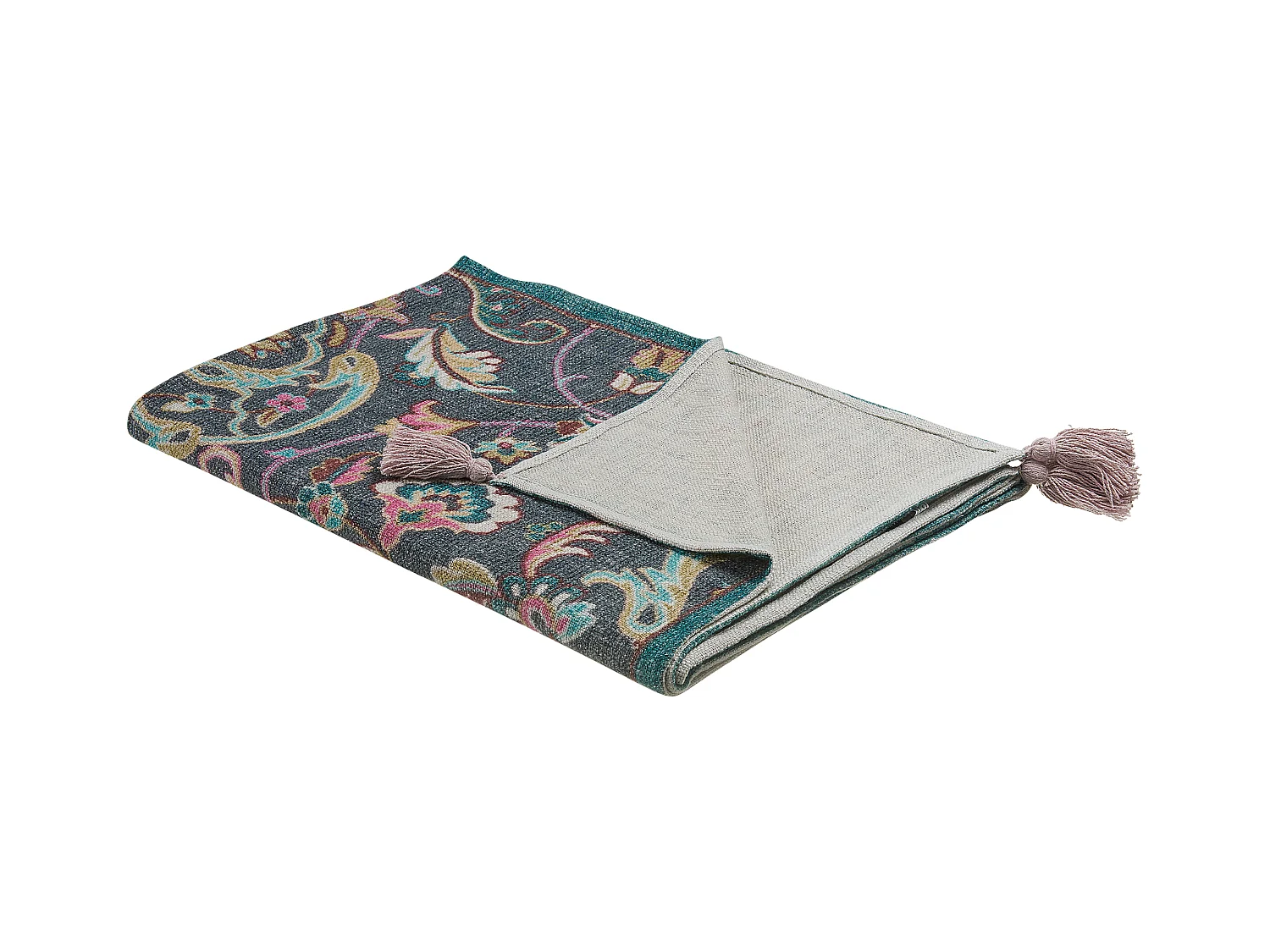 Koc DIBRUGARH Bawełna 130 x 180 cm Kolorowy