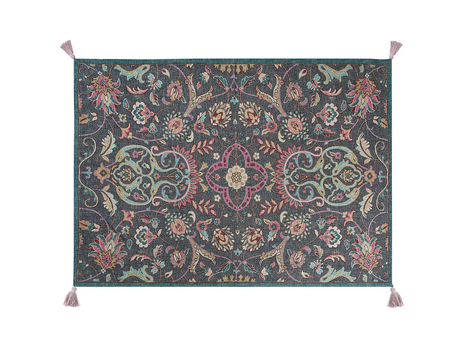 Koc DIBRUGARH Bawełna 130 x 180 cm Kolorowy