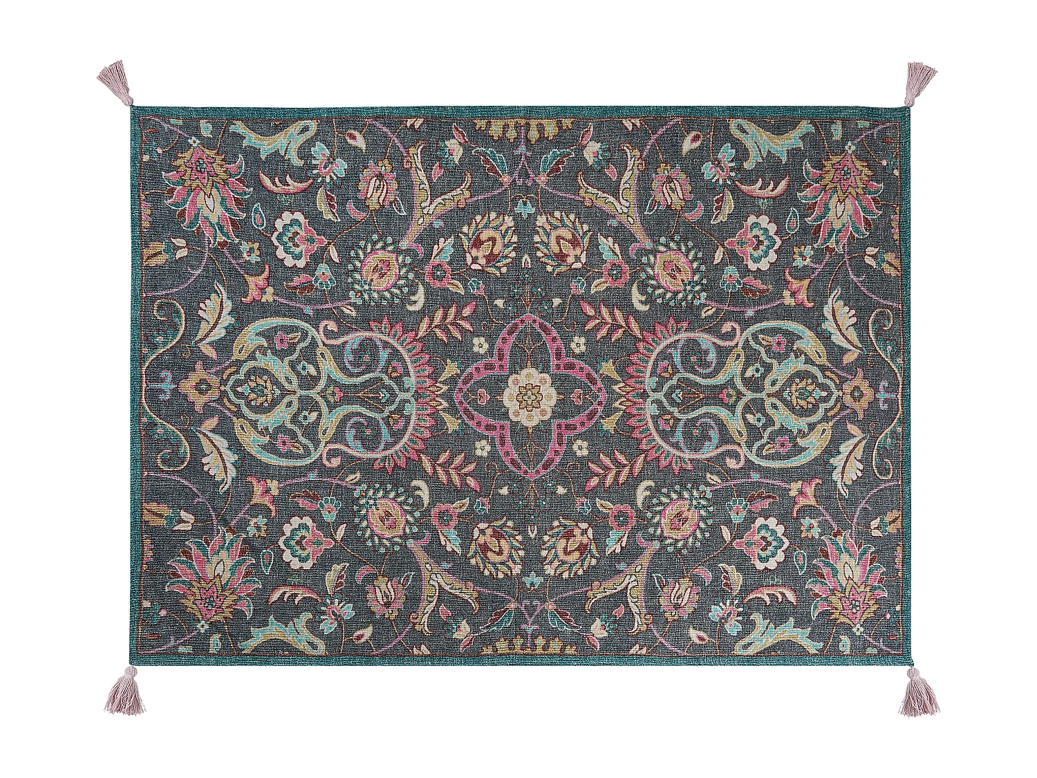 Kuscheldecke DIBRUGARH Baumwolle 130 x 180 cm Bunt