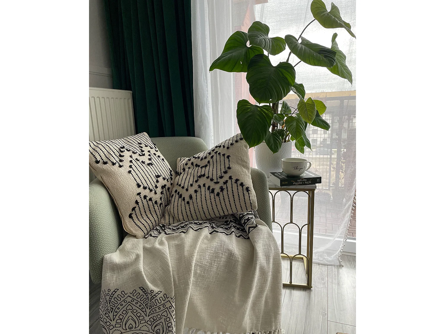 Kuscheldecke BERHAMPORE Baumwolle 130 x 180 cm Beige