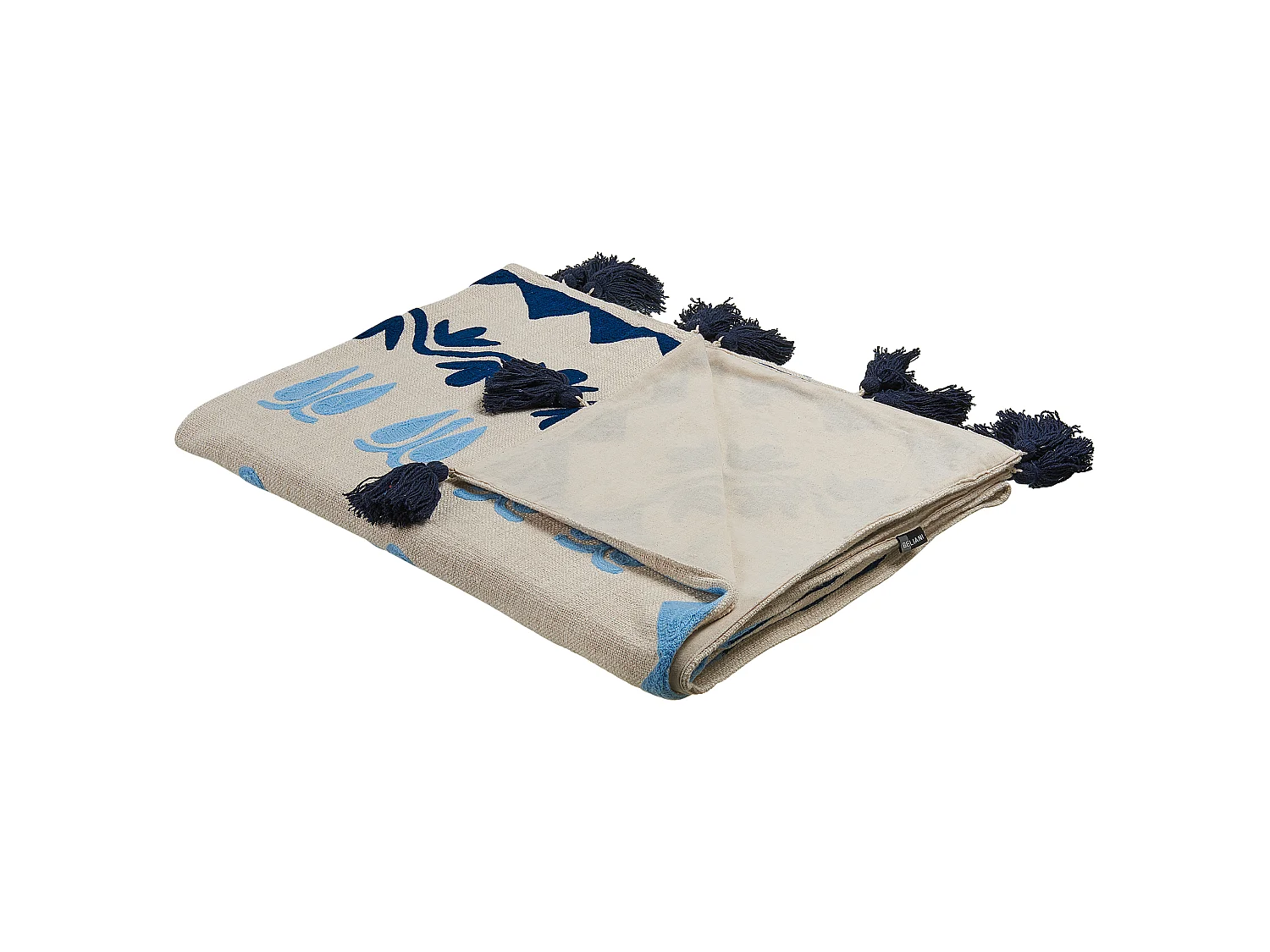 Couverture BHIND Coton 130 x 180 cm Beige