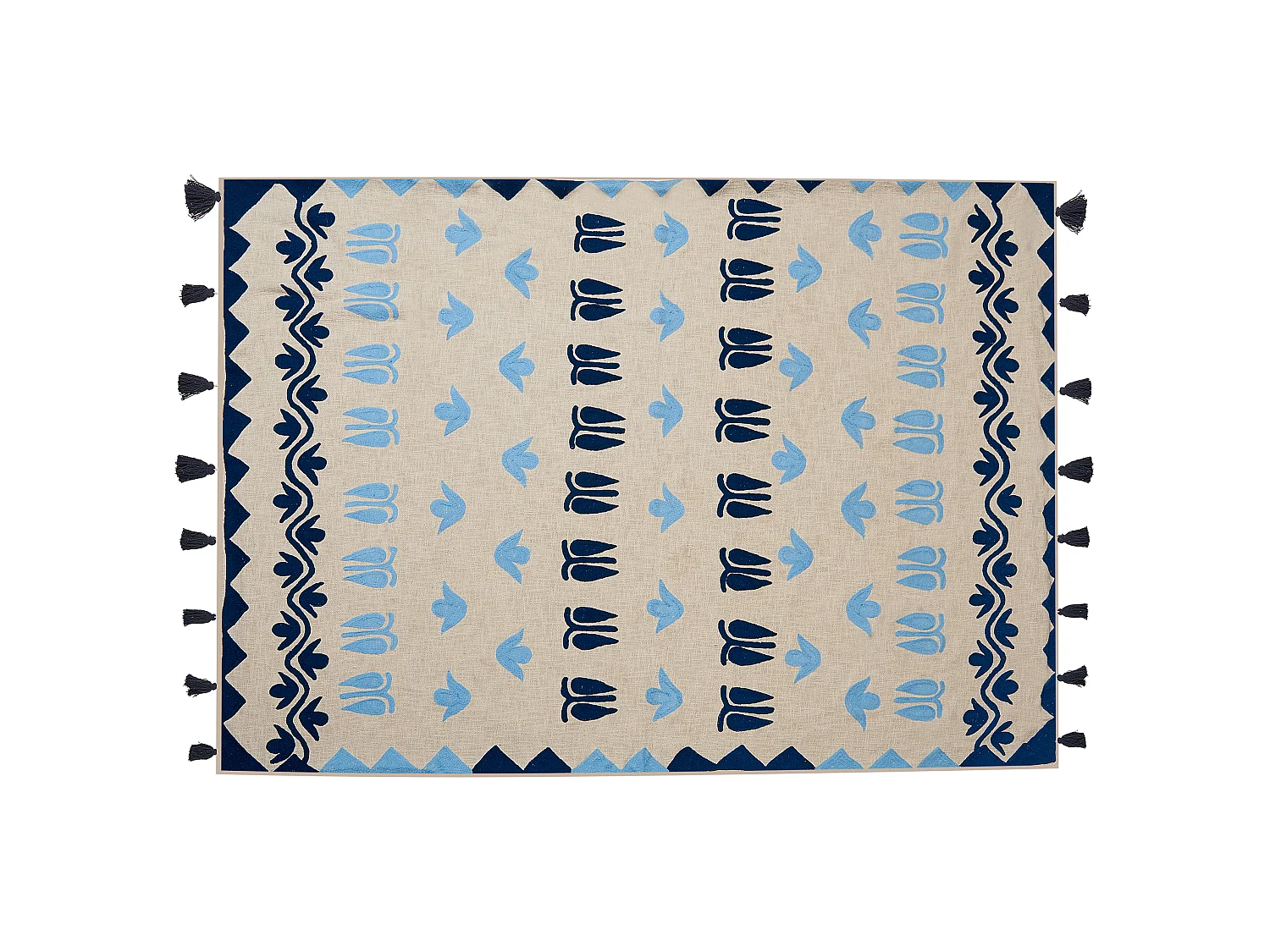 Couverture BHIND Coton 130 x 180 cm Beige