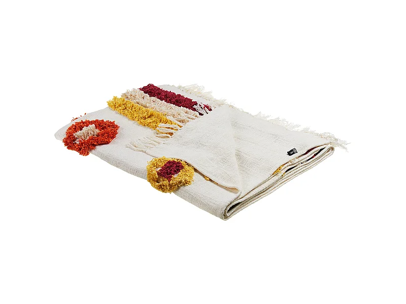 Manta AMROHA Algodón 130 x 180 cm Multicolor