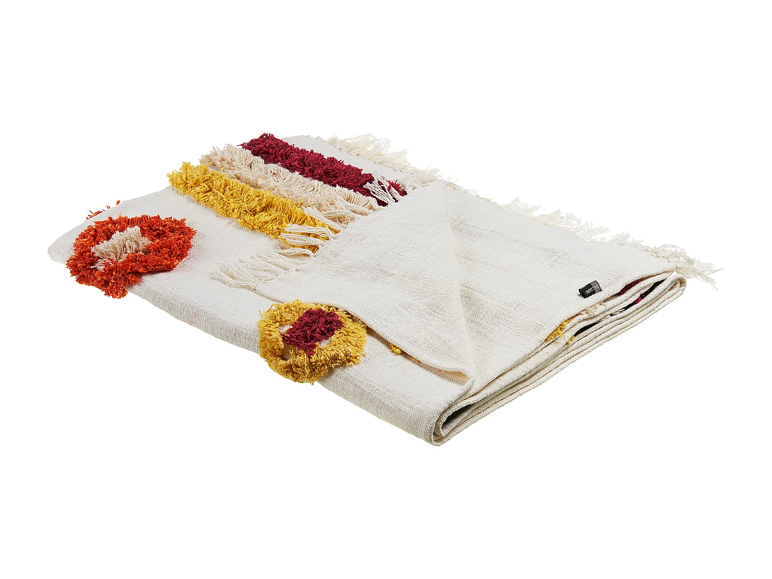 Plaid AMROHA Katoen 130 x 180 cm Multicolor