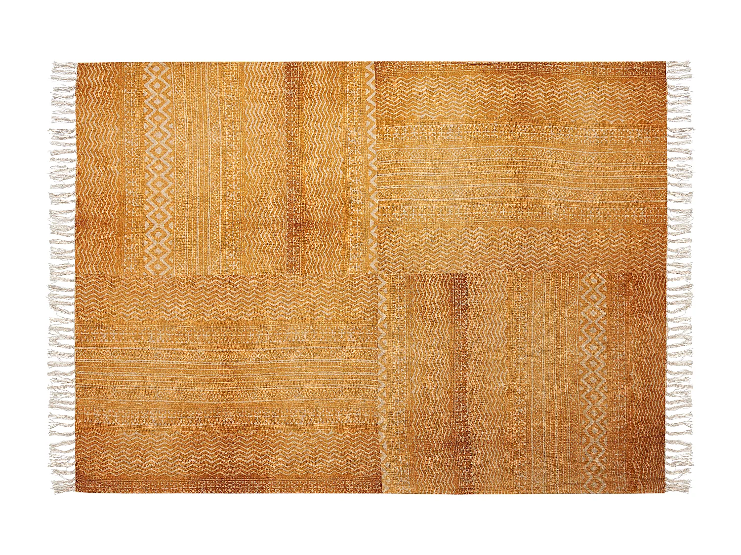 Manta FIROZABAD Algodão 130 x 180 cm Laranja