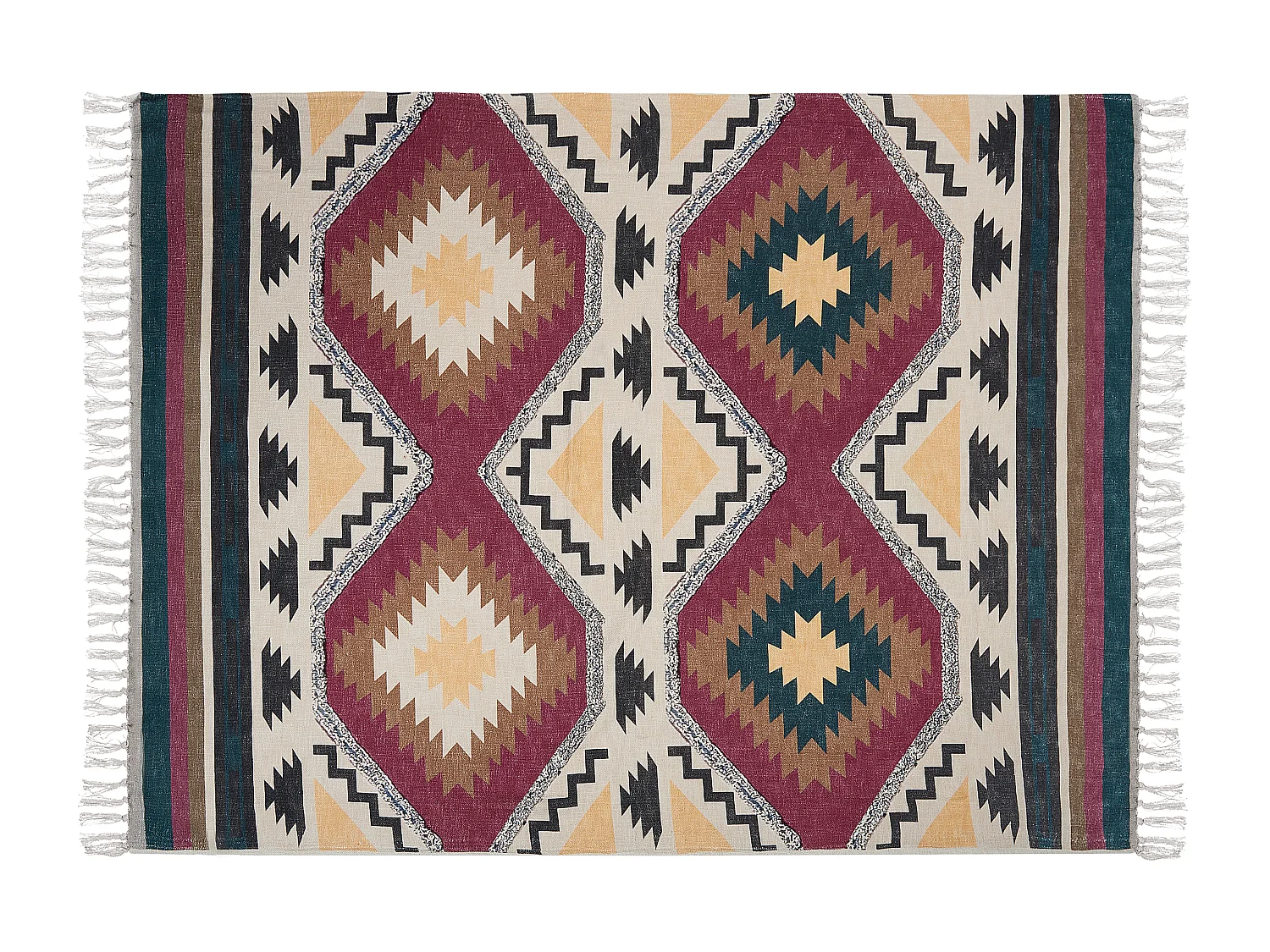 Couverture NAGAON Coton 130 x 180 cm Multicolore