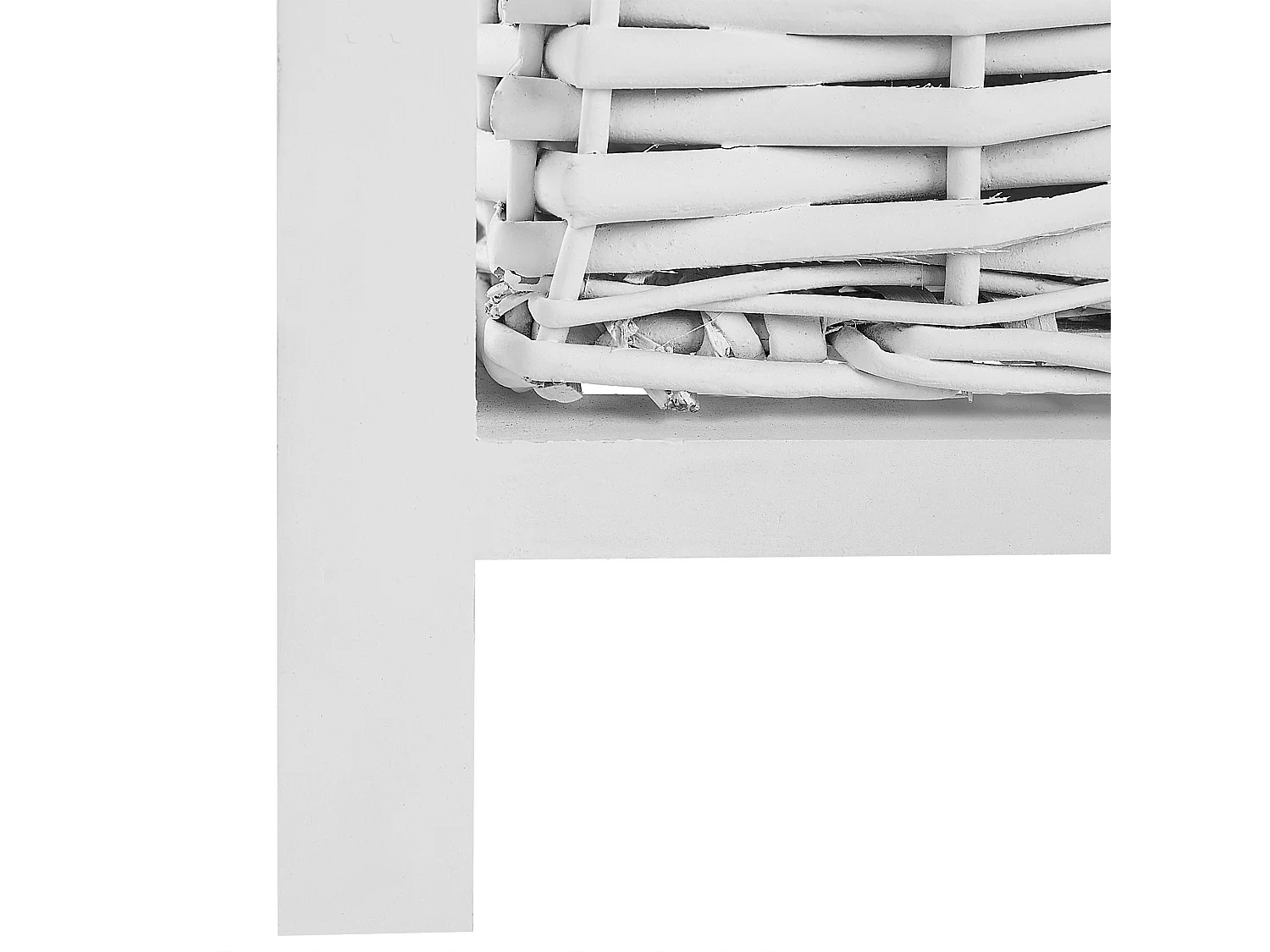 Table de chevet Blanc FLOWELLA