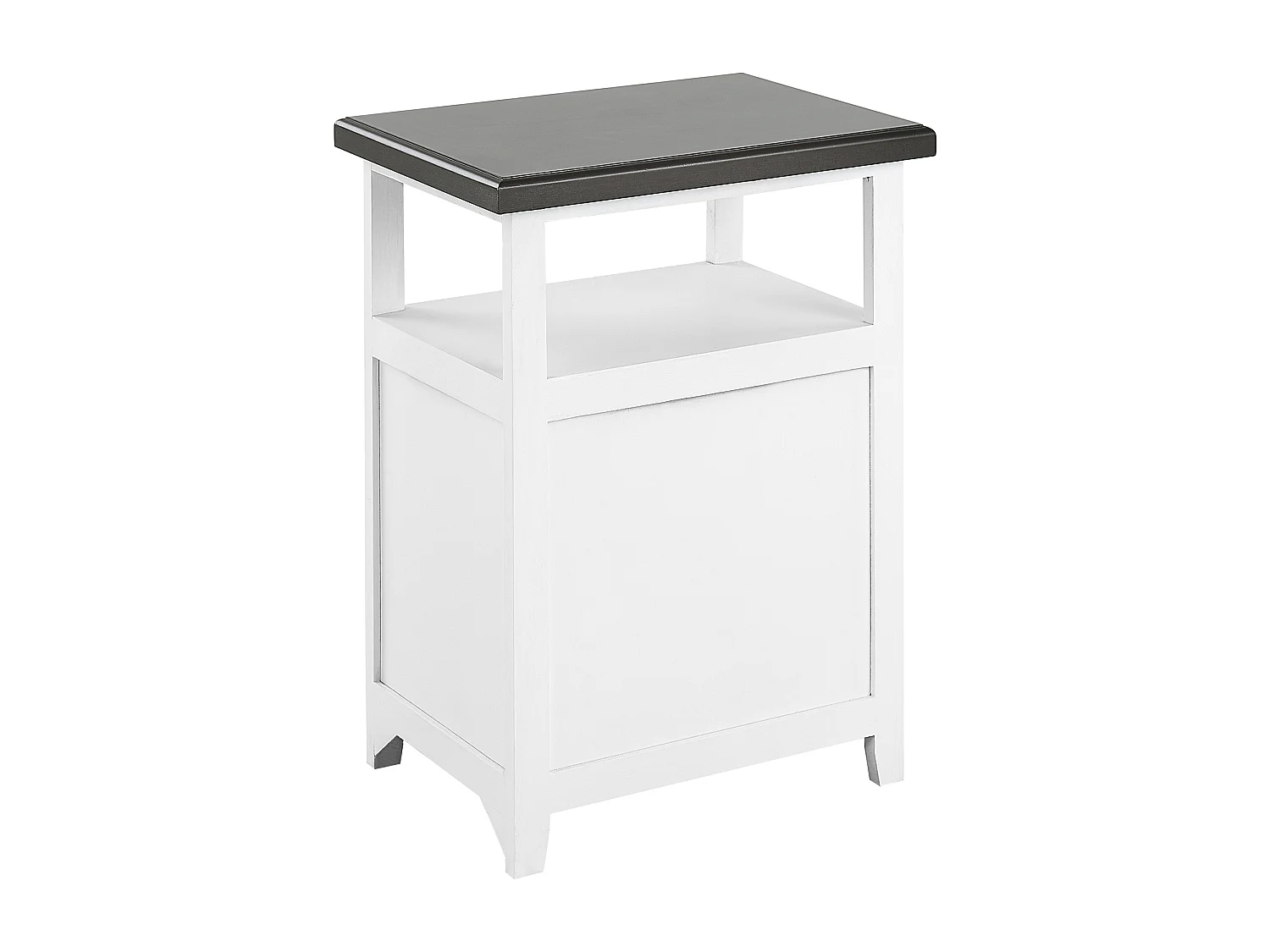 Nachtkastje met 2 lades LAYOLA Wit