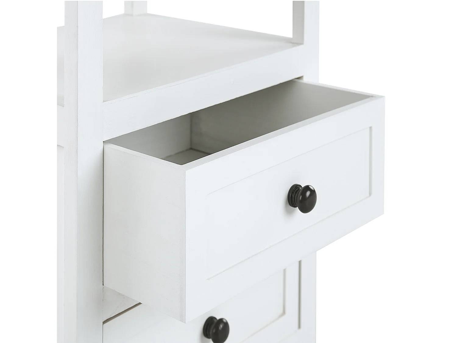 Nachtkastje met 2 lades LAYOLA Wit