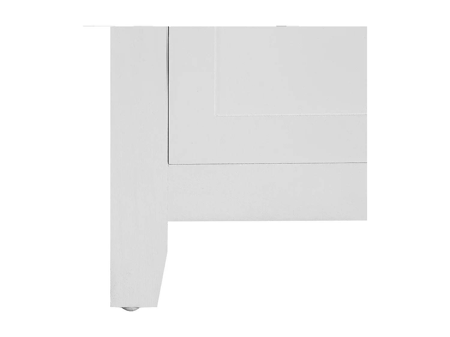 Nachtkastje met 2 lades LAYOLA Wit