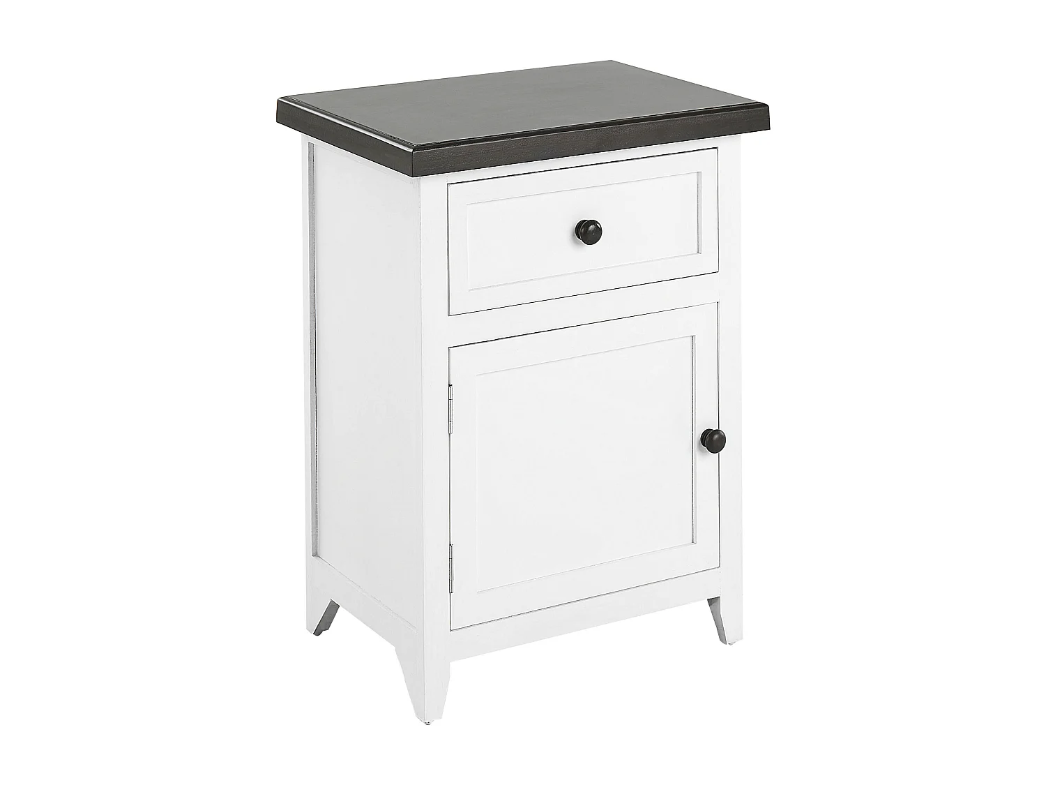 Table de nuit à 1 tiroir LAYOLA Blanc