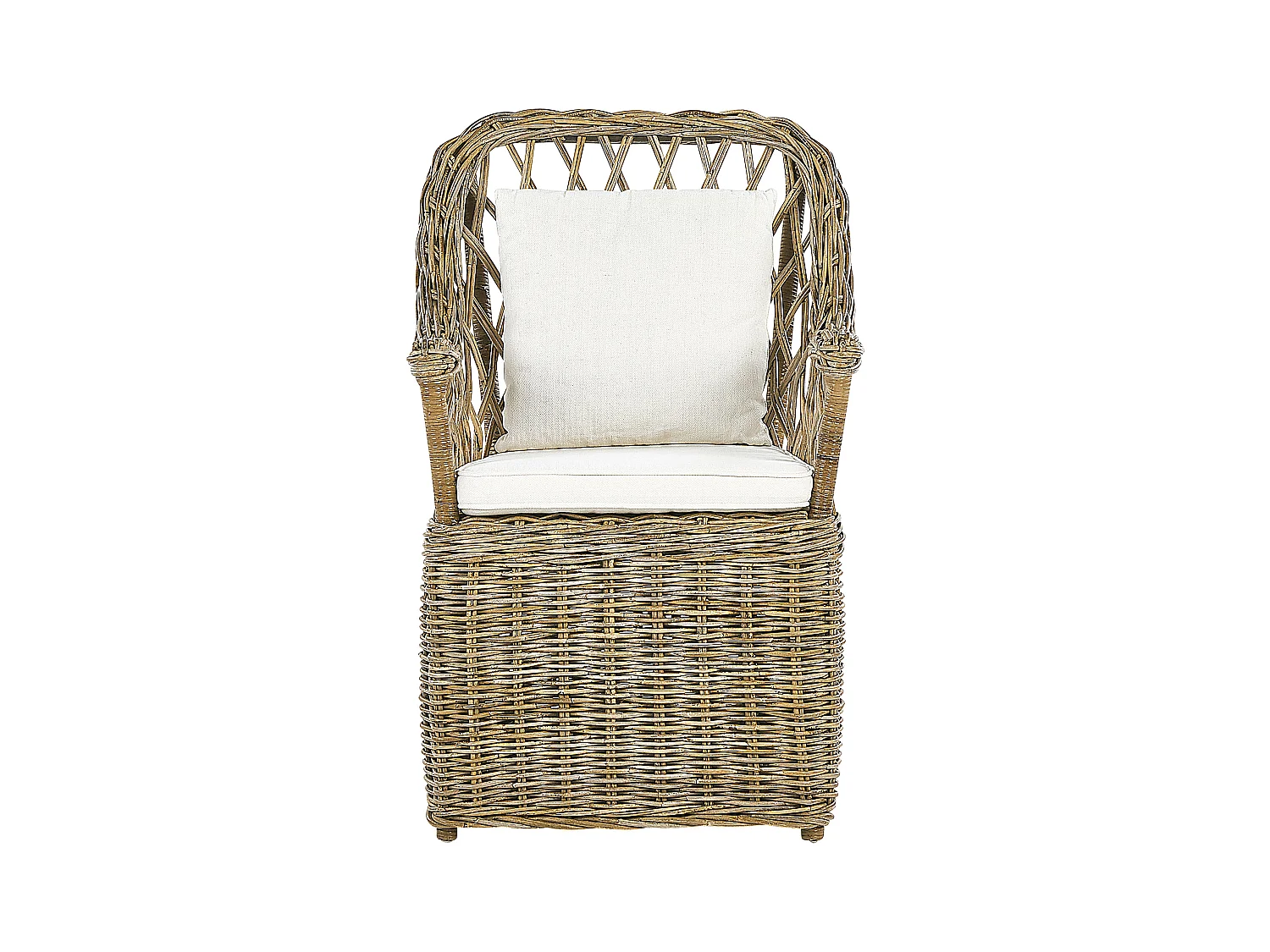 Gartensessel MAROS Rattan Naturfarben