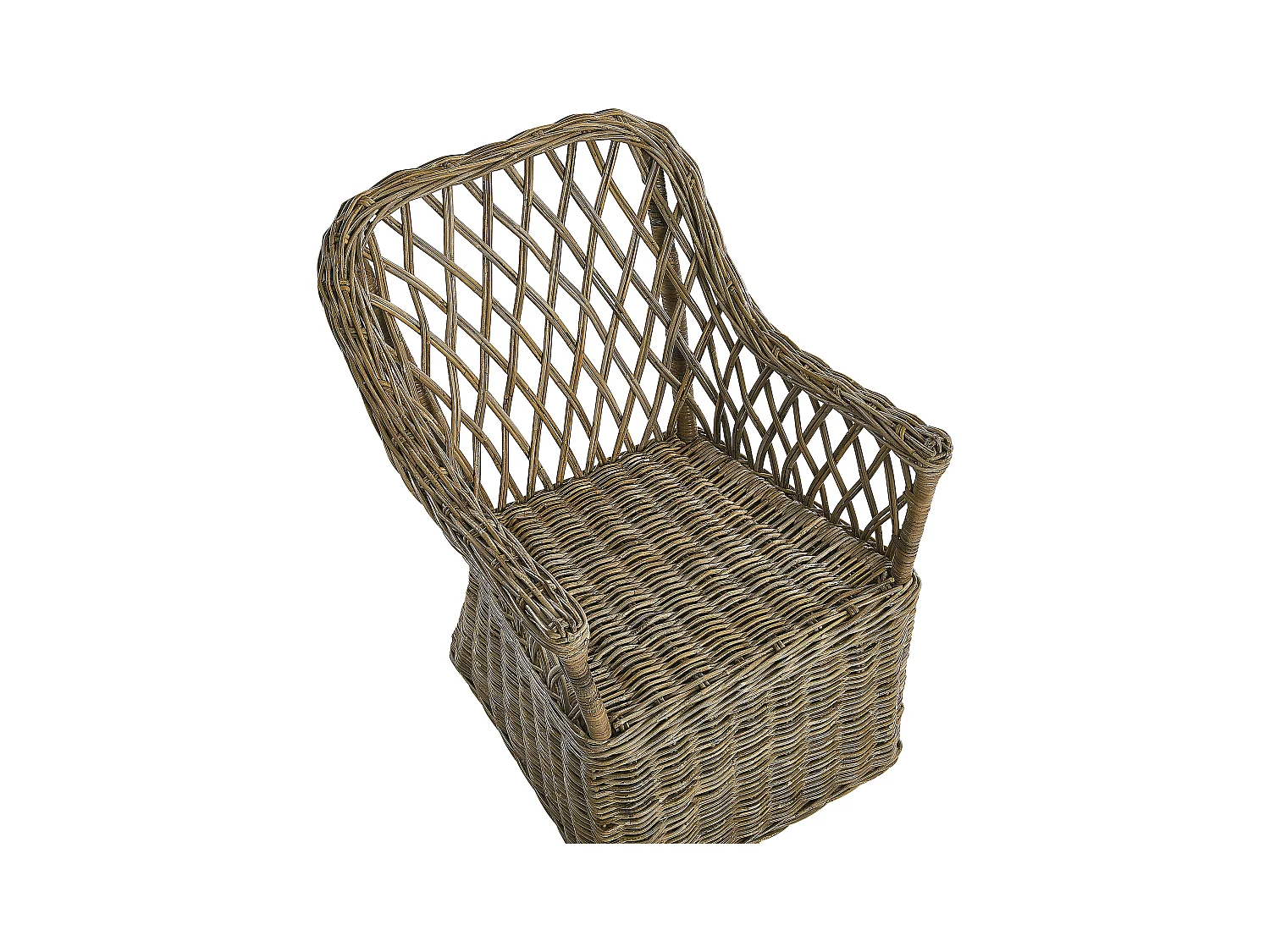 Gartensessel MAROS Rattan Naturfarben