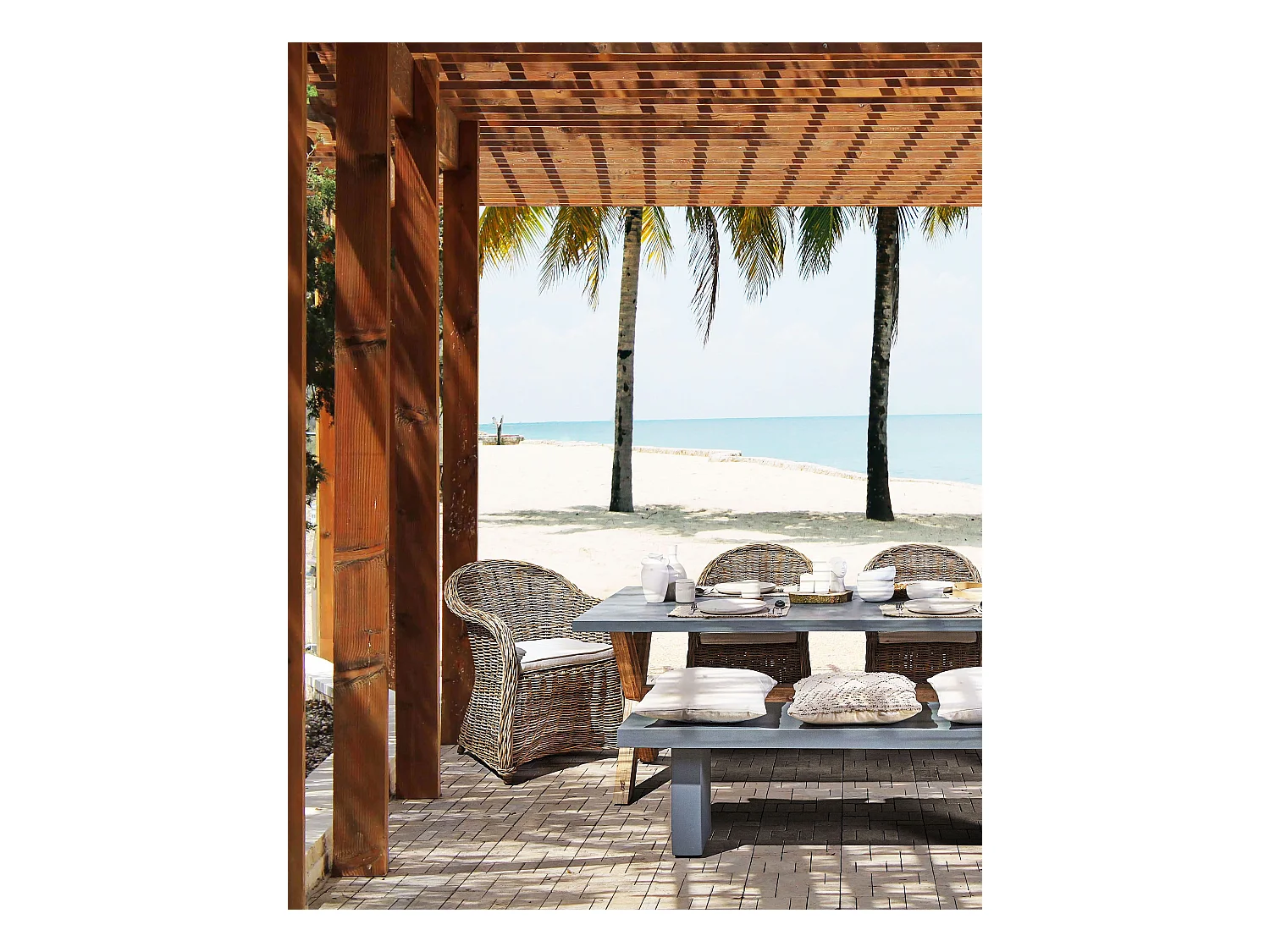 Tuinfauteuil SUSUA Rotan Natuurlijk