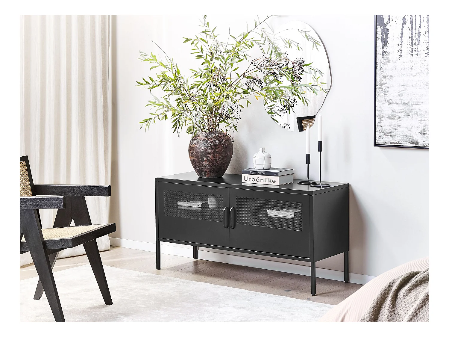 Meuble de rangement MORLEY Métal Noir