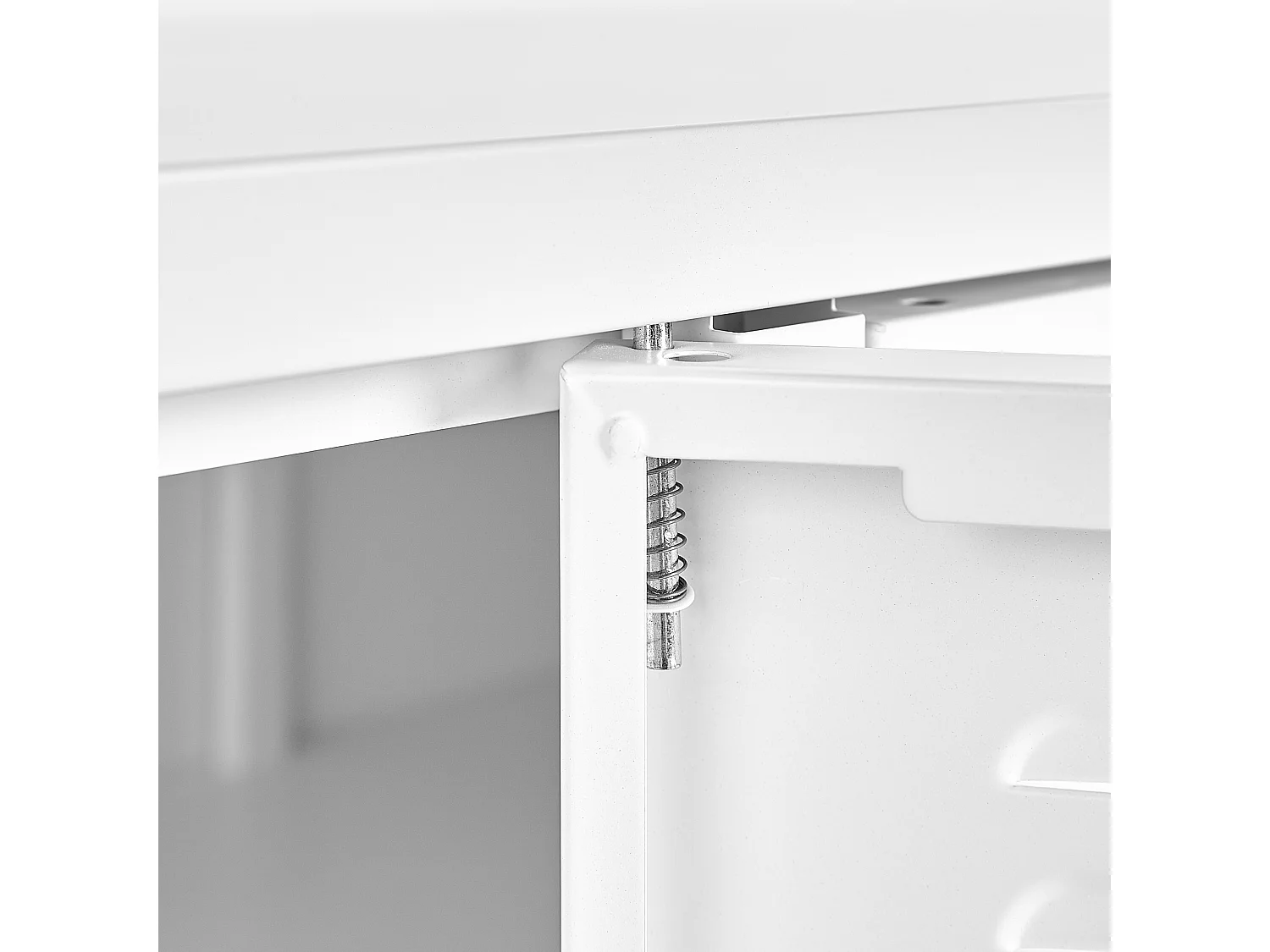 Commode à 3 portes en acier blanc CARDIFF