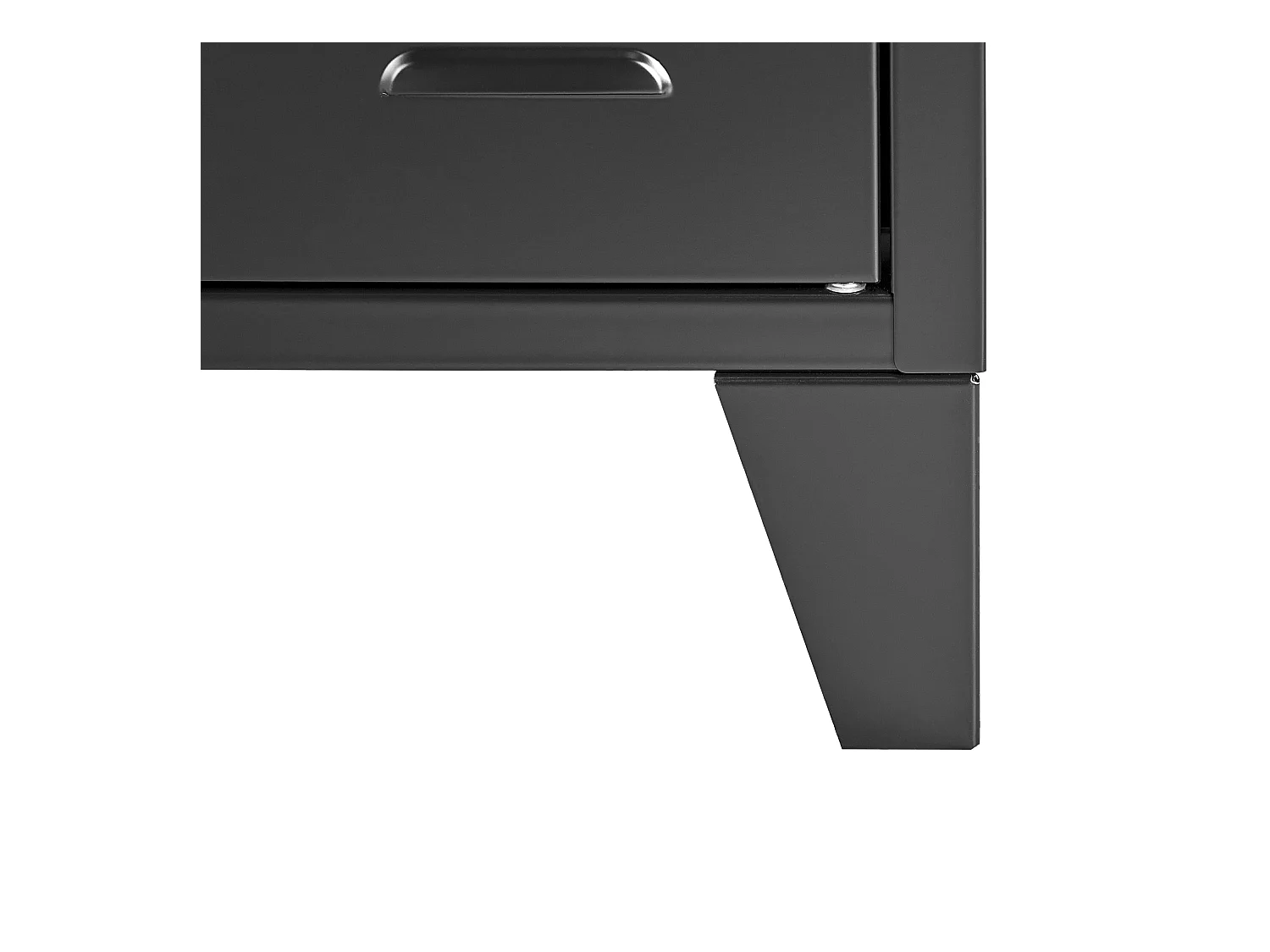 Büroschrank CARDIFF Metall Schwarz