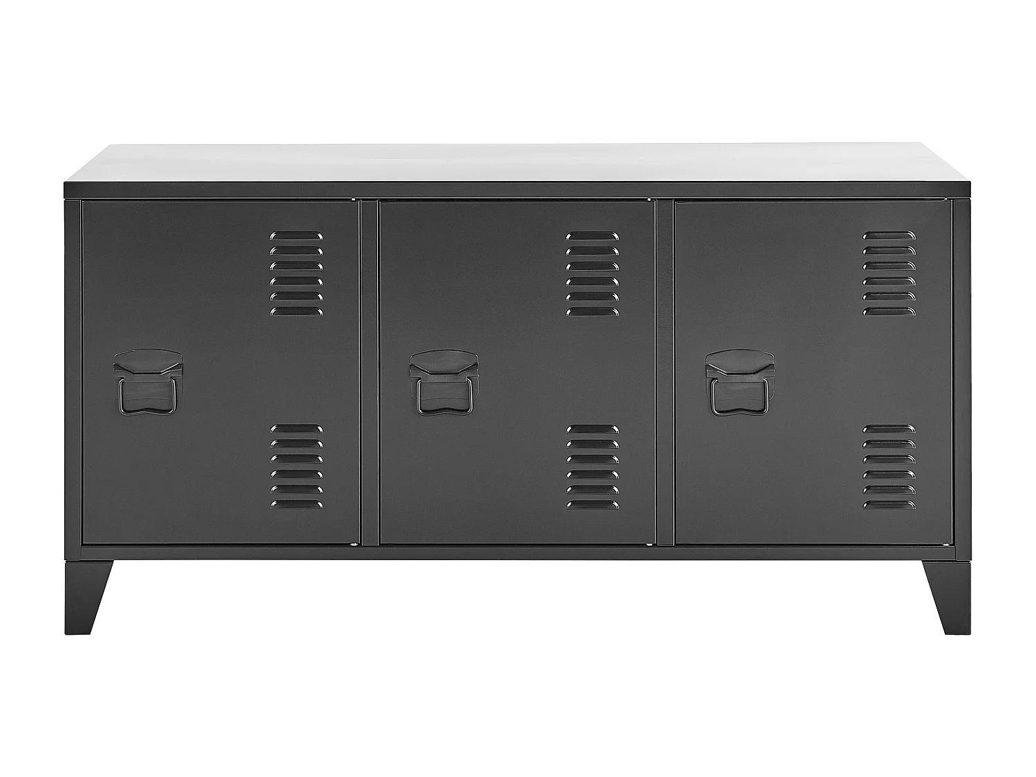 Meuble de rangement CARDIFF Métal Noir